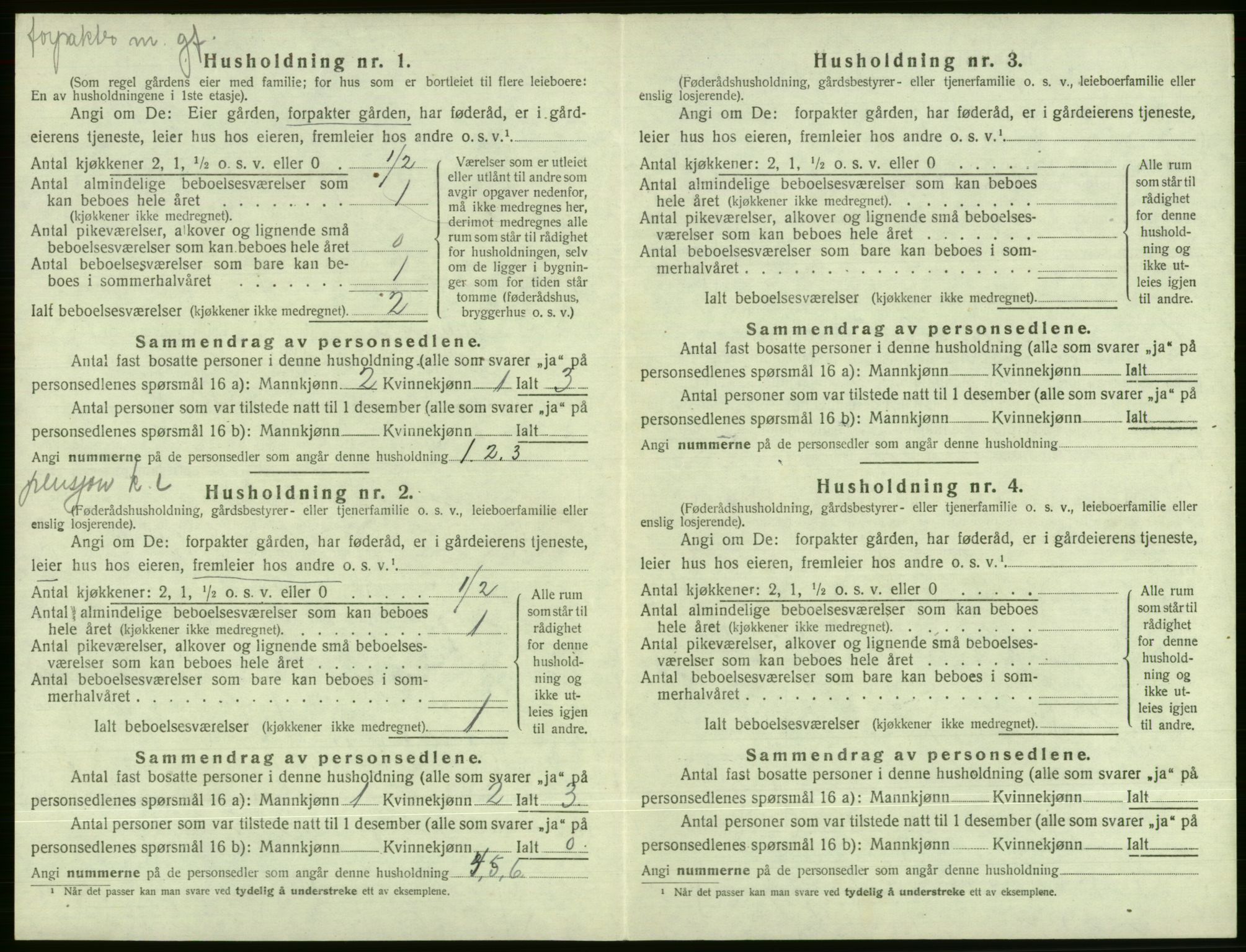 SAB, Folketelling 1920 for 1237 Evanger herred, 1920, s. 512