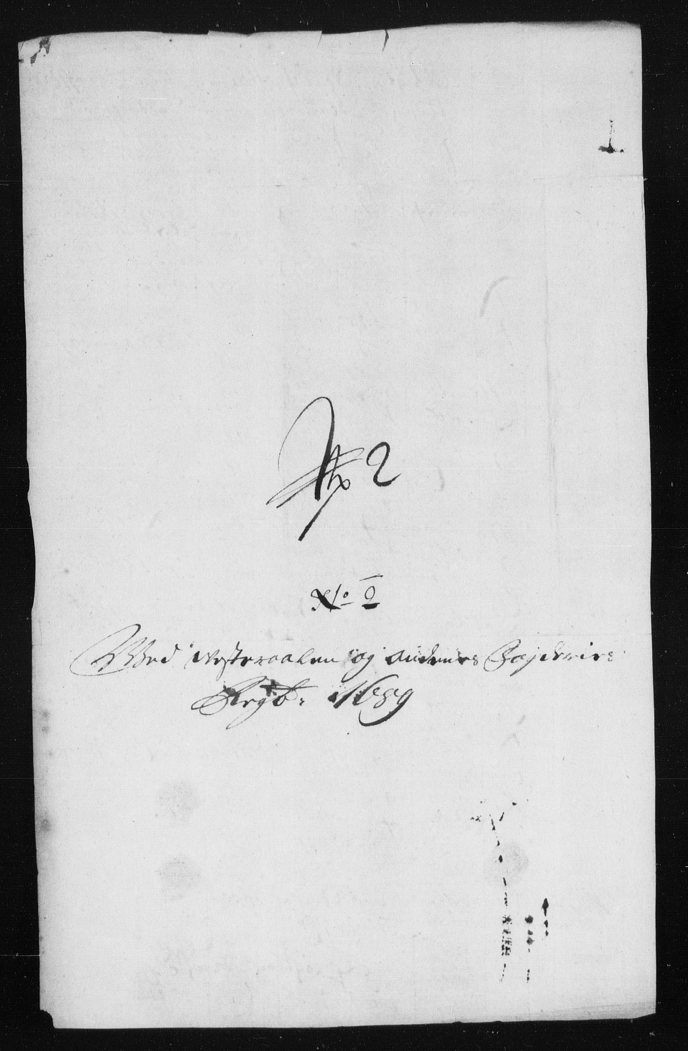 Rentekammeret inntil 1814, Reviderte regnskaper, Stiftamtstueregnskaper, Trondheim stiftamt og Nordland amt, AV/RA-EA-6044/R/Rh/L0014: Nordland amt, 1687-1689