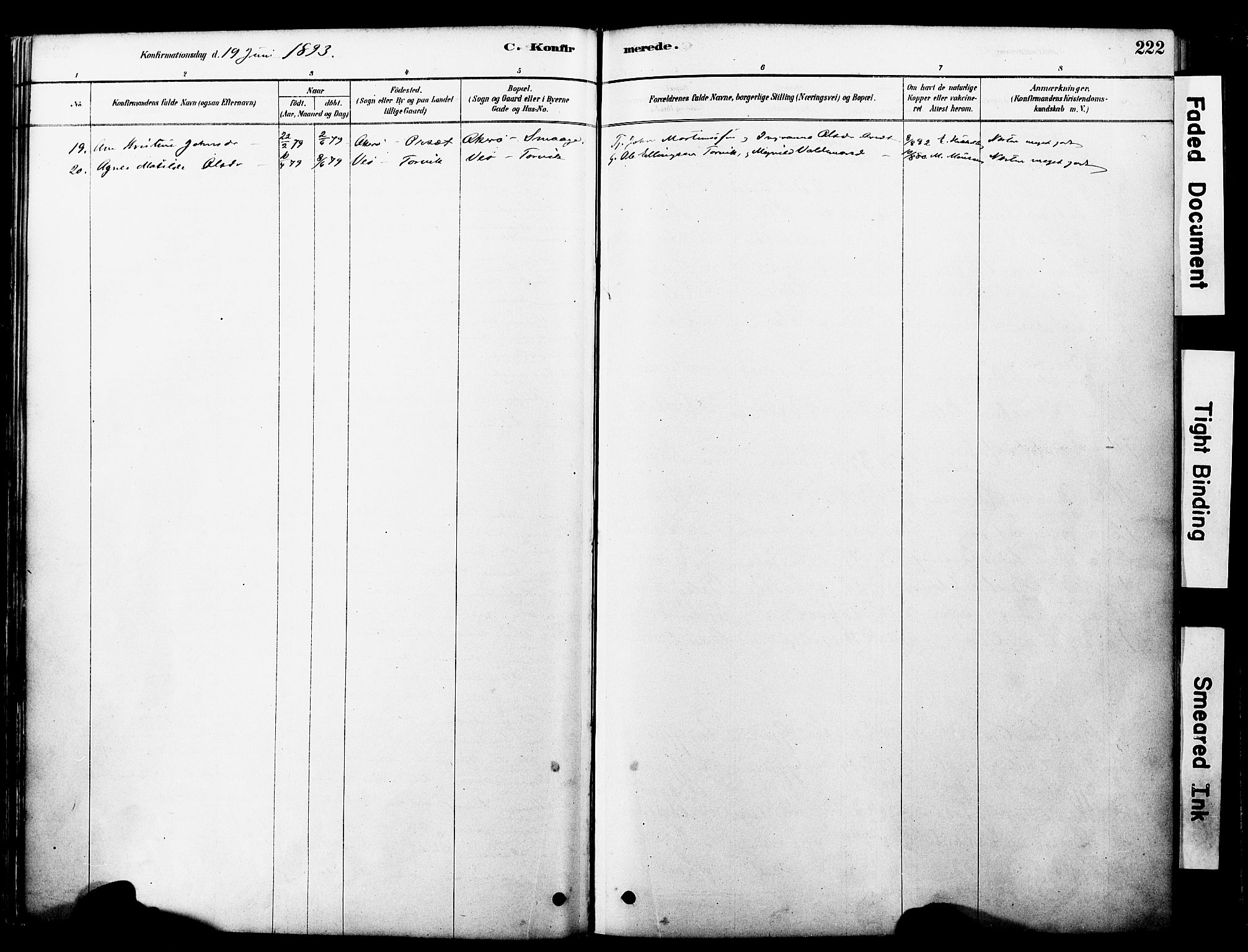Ministerialprotokoller, klokkerbøker og fødselsregistre - Møre og Romsdal, SAT/A-1454/560/L0721: Ministerialbok nr. 560A05, 1878-1917, s. 222