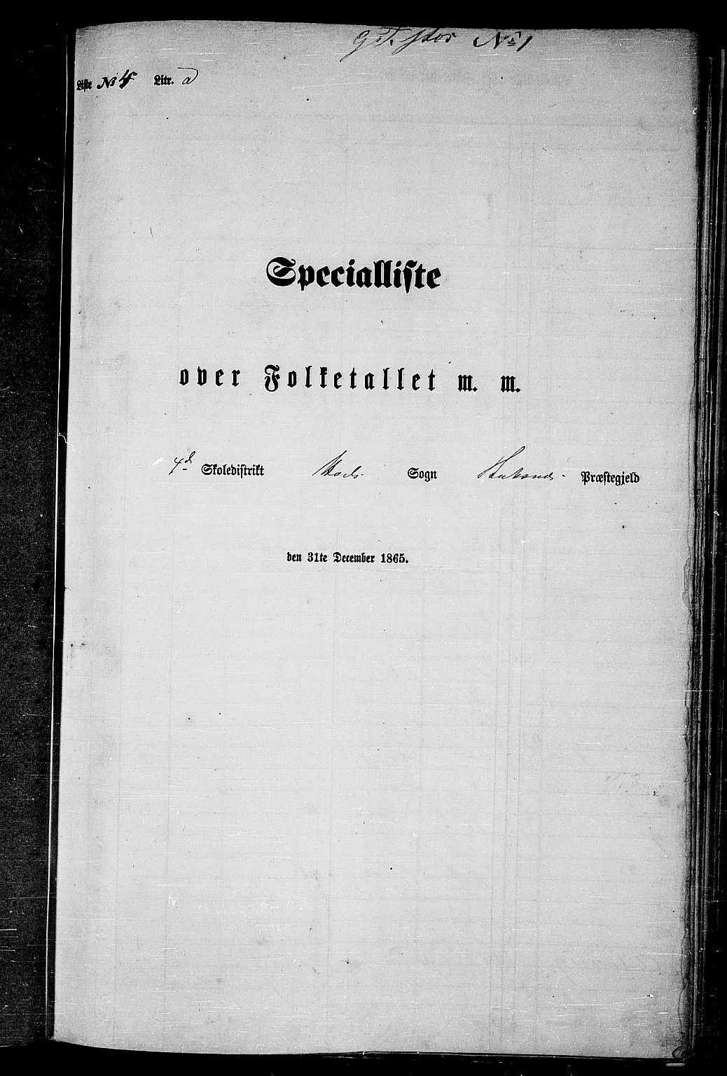 RA, Folketelling 1865 for 1860P Buksnes prestegjeld, 1865, s. 80