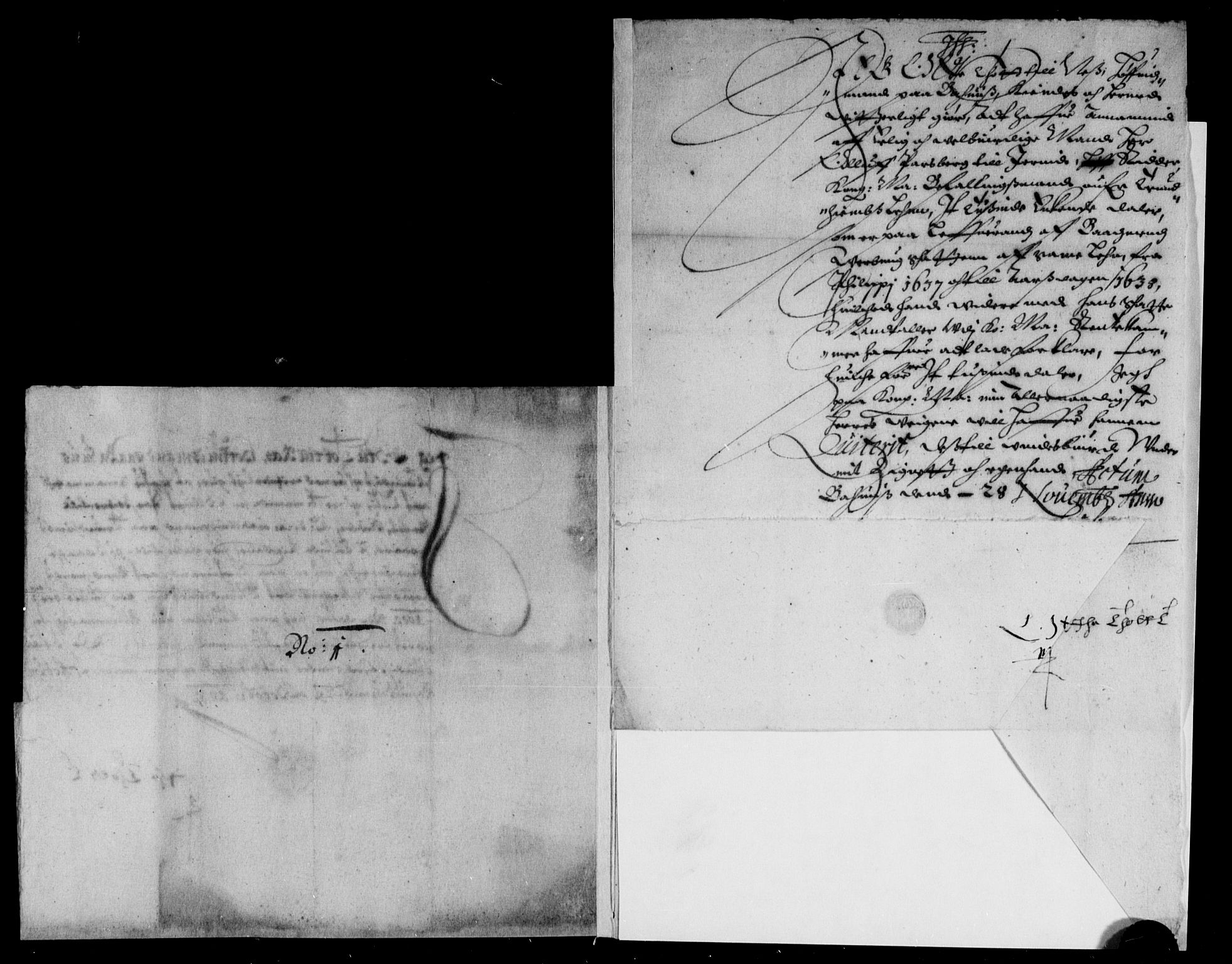 Rentekammeret inntil 1814, Reviderte regnskaper, Lensregnskaper, AV/RA-EA-5023/R/Rb/Rbw/L0062: Trondheim len, 1637-1639