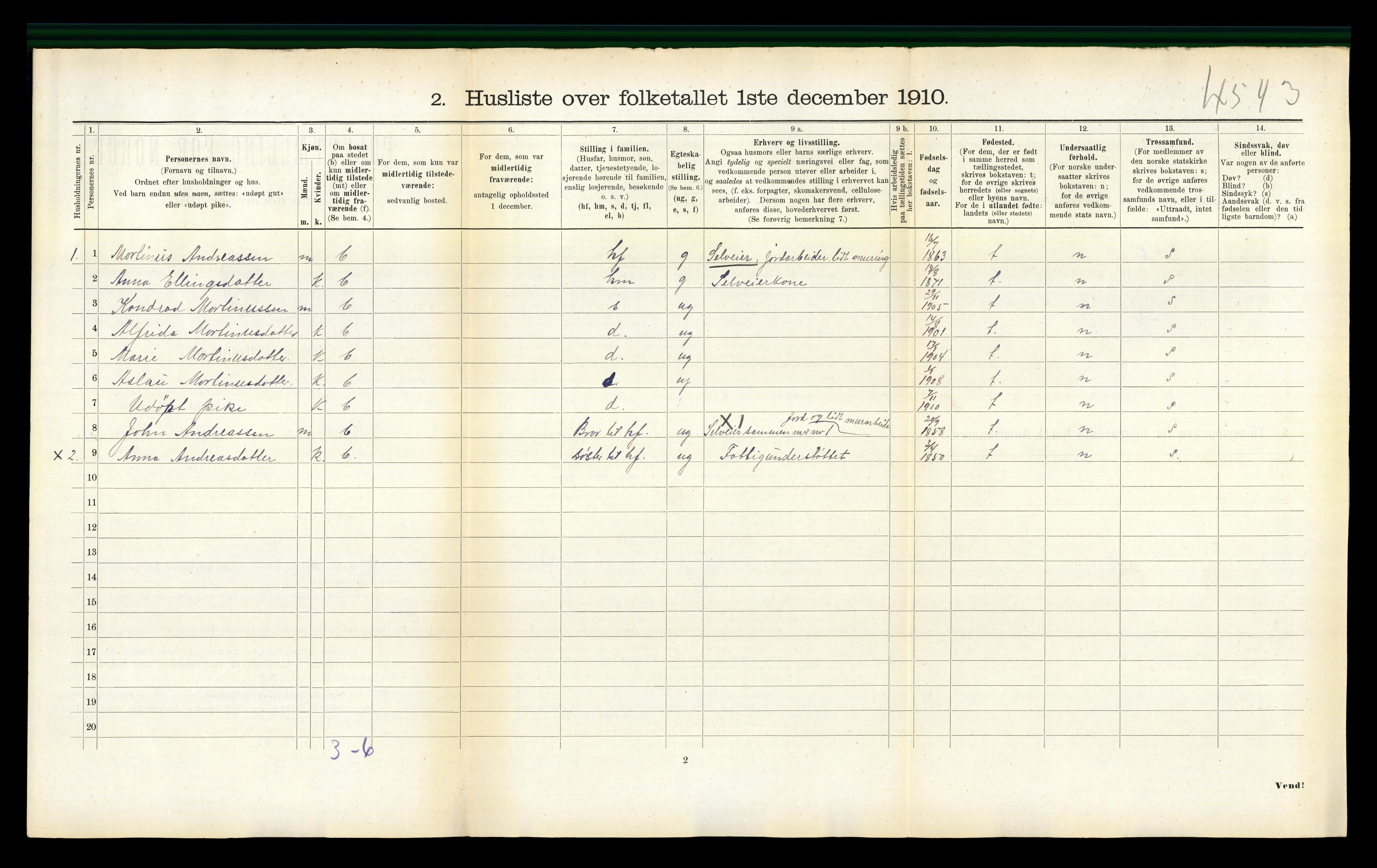 RA, Folketelling 1910 for 1729 Inderøy herred, 1910, s. 986