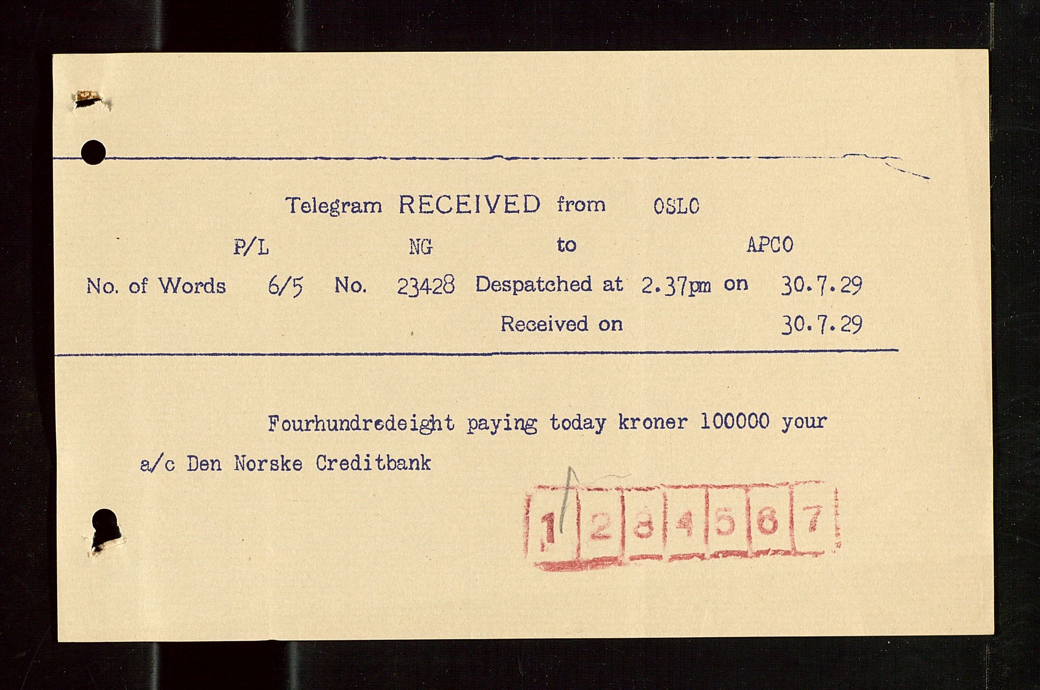 Pa 1521 - A/S Norske Shell, AV/SAST-A-101915/E/Ea/Eaa/L0016: Sjefskorrespondanse, 1929, s. 5