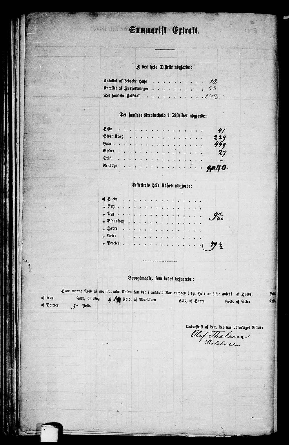 RA, Folketelling 1865 for 1742P Grong prestegjeld, 1865, s. 141