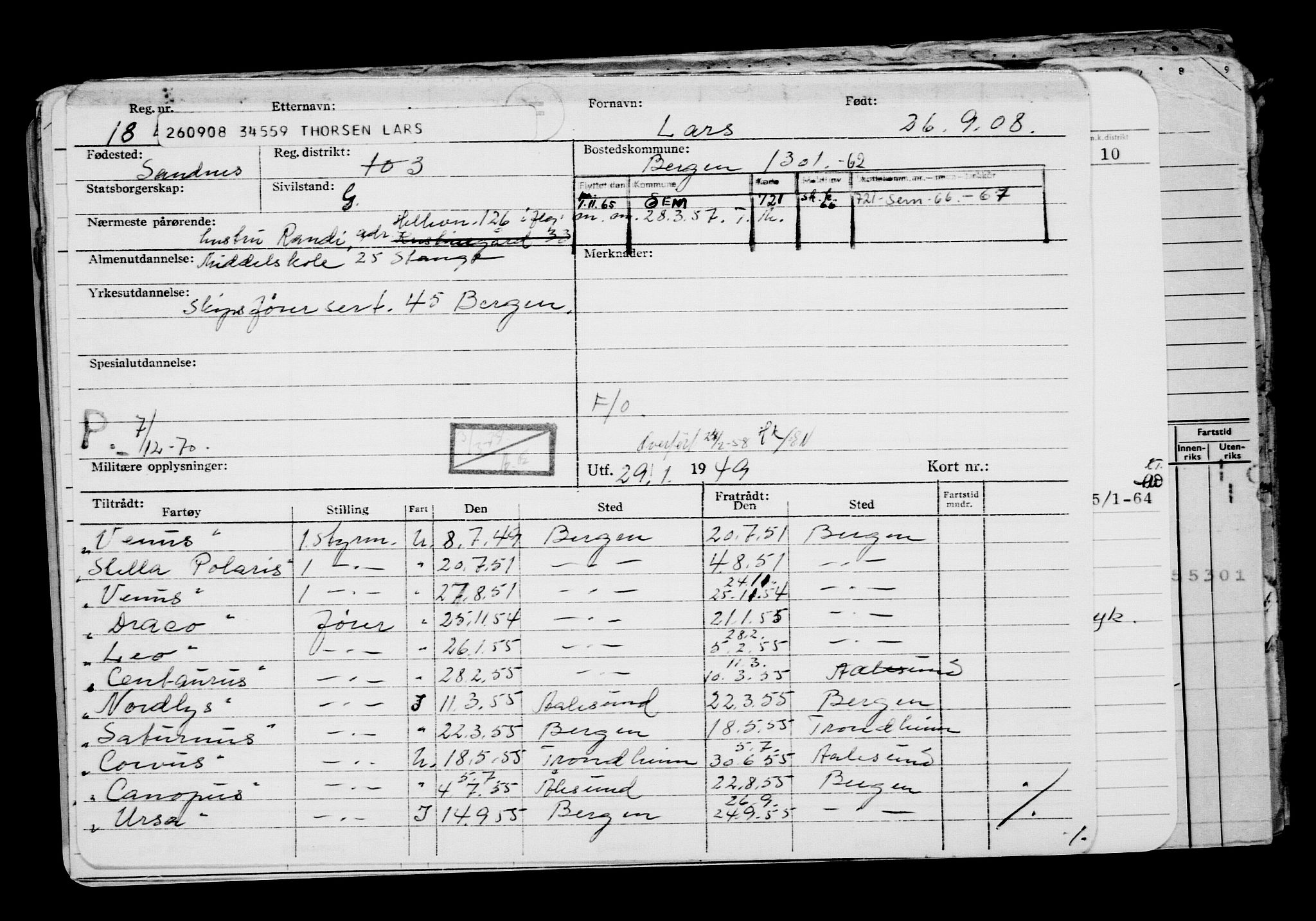 Direktoratet for sjømenn, AV/RA-S-3545/G/Gb/L0079: Hovedkort, 1908, s. 408