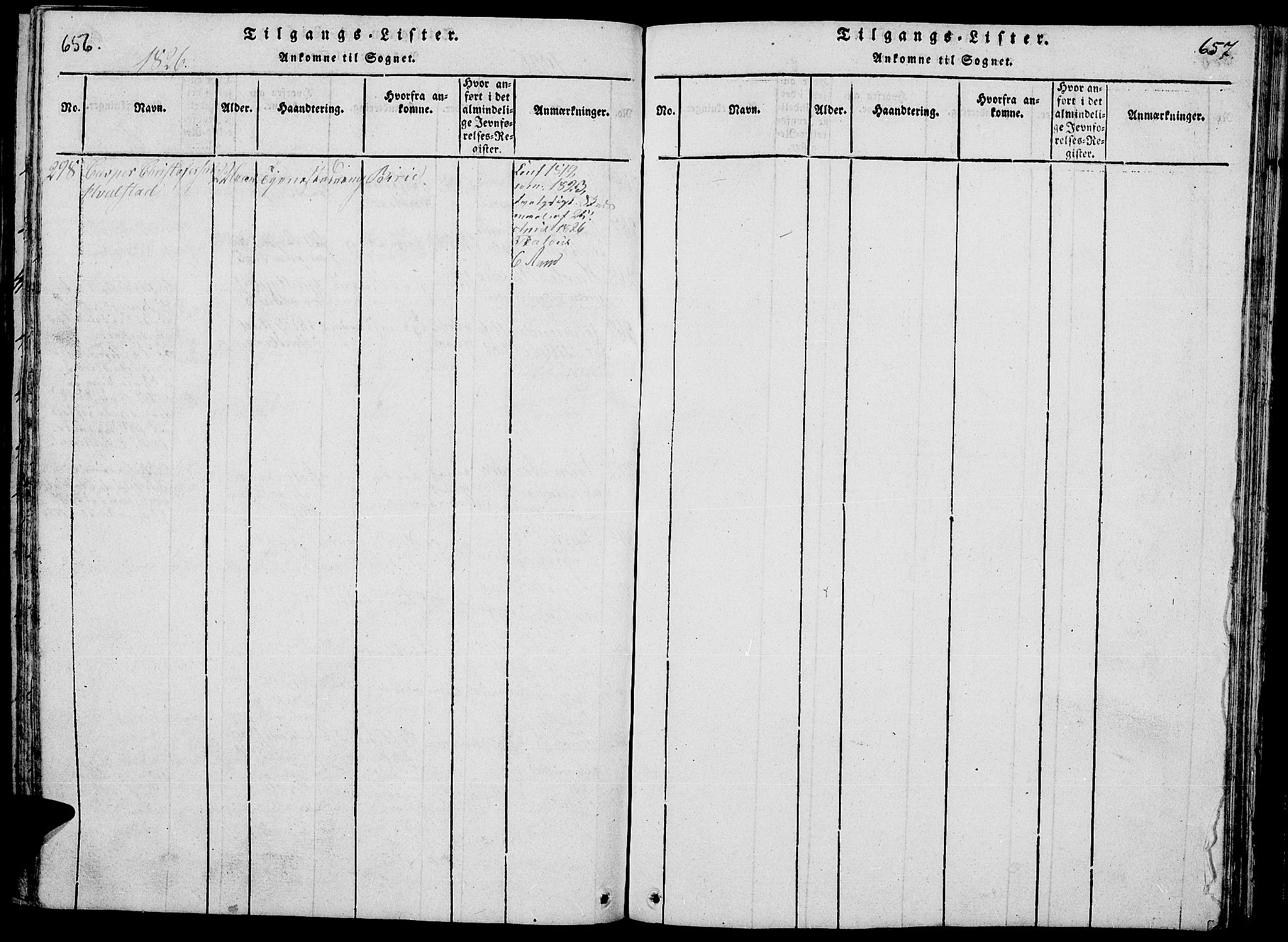 Ringsaker prestekontor, AV/SAH-PREST-014/L/La/L0001: Klokkerbok nr. 1, 1814-1826, s. 658-659