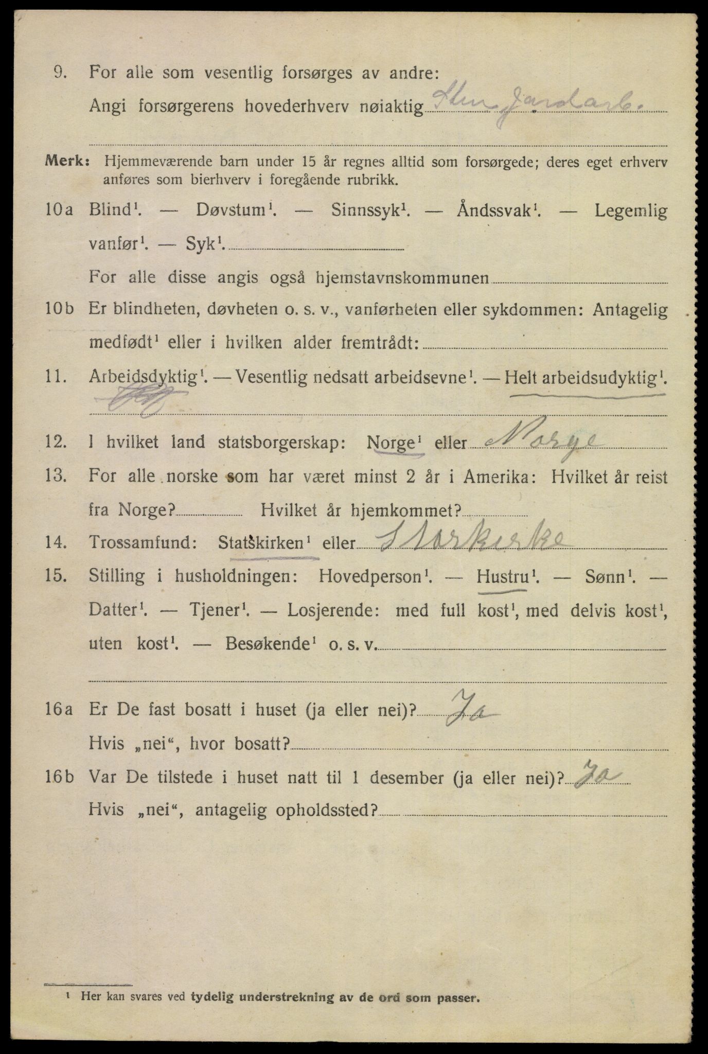 SAKO, Folketelling 1920 for 0806 Skien kjøpstad, 1920, s. 25265