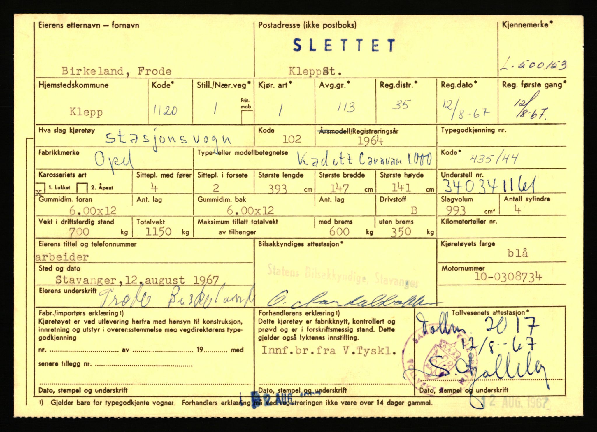 Stavanger trafikkstasjon, AV/SAST-A-101942/0/F/L0077: L-500000 - L-502999, 1930-1971, s. 99