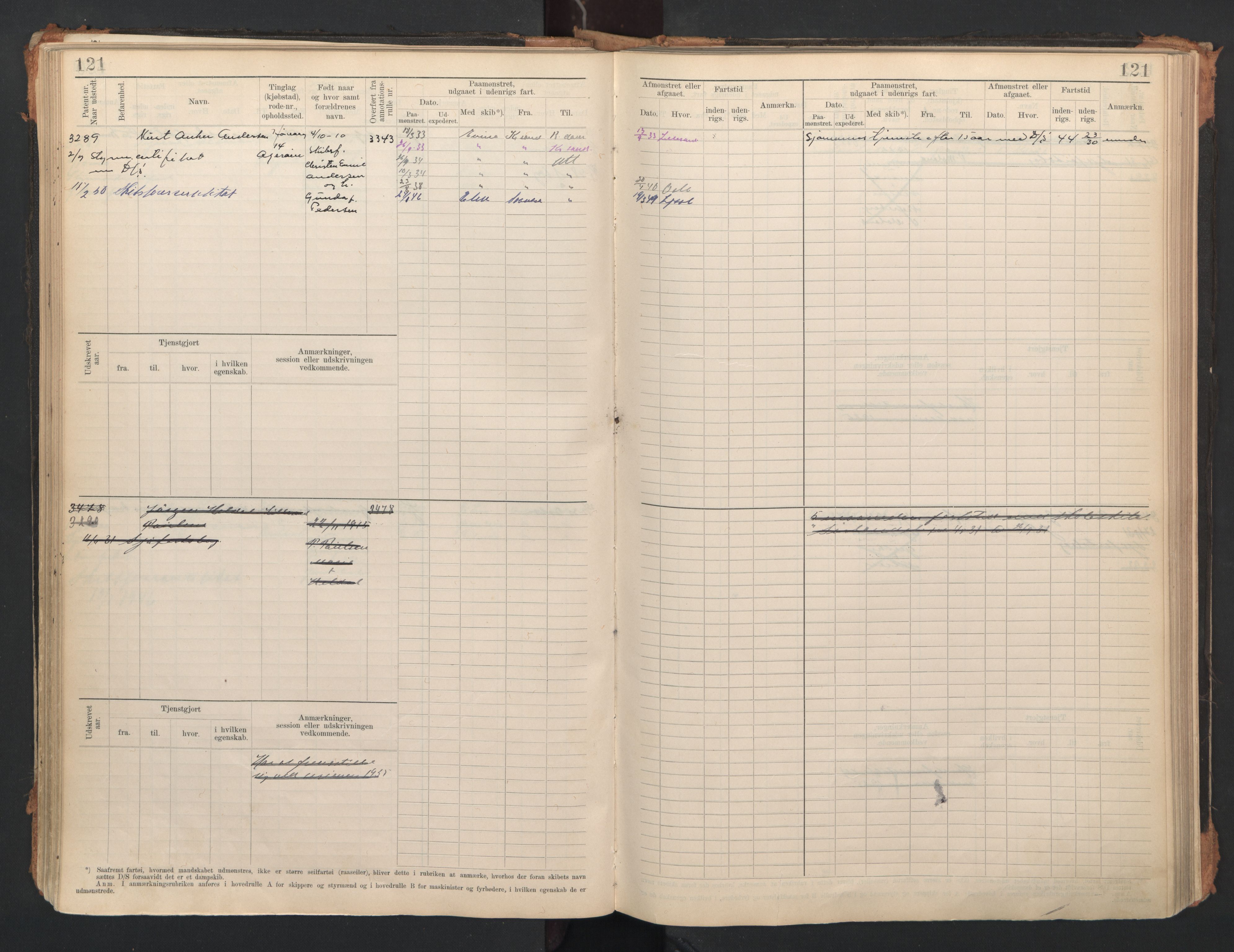 Lillesand mønstringskrets, AV/SAK-2031-0014/F/Fb/L0006: Hovedrulle A nr 3049-3634, W-15, 1913-1946, s. 127