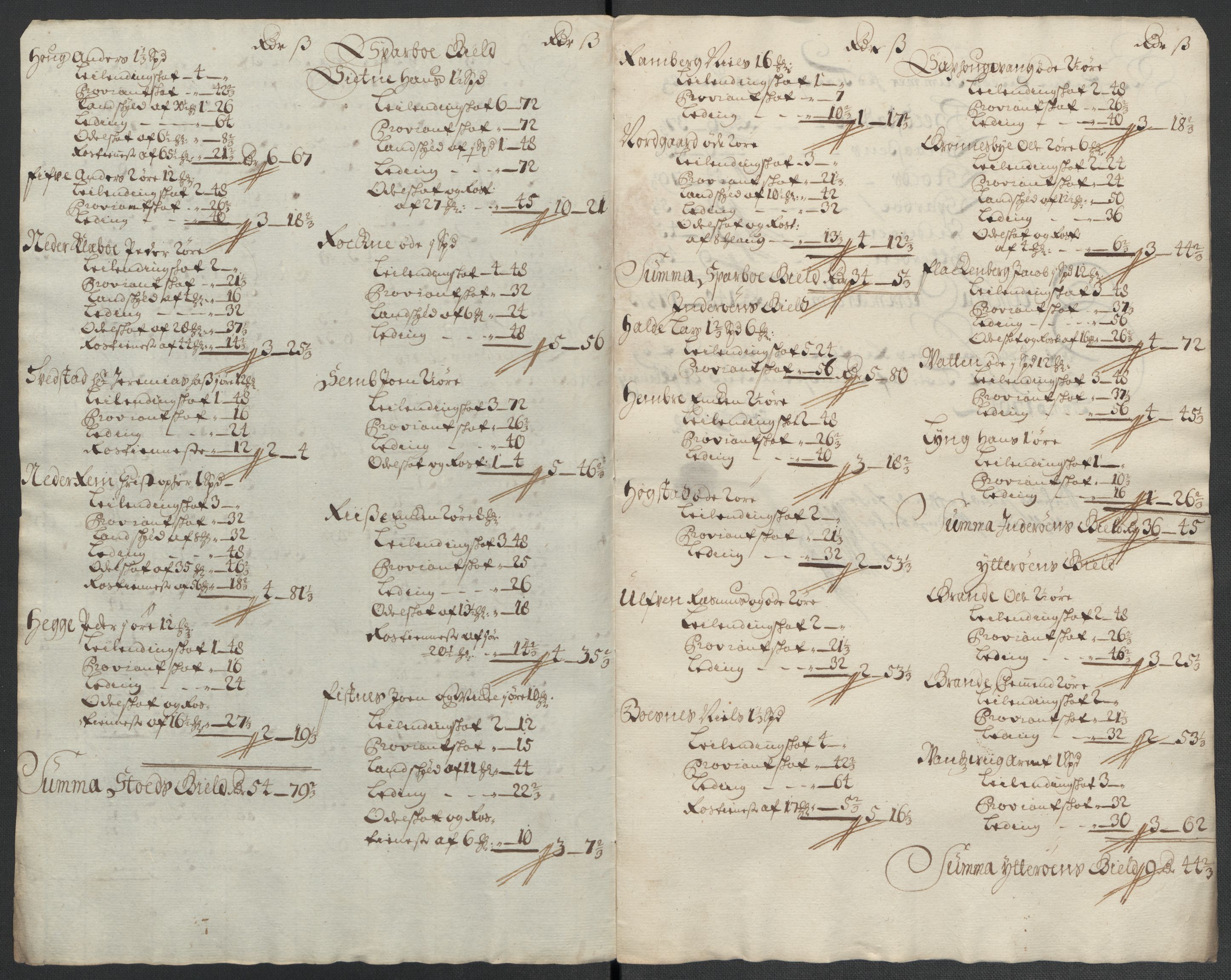Rentekammeret inntil 1814, Reviderte regnskaper, Fogderegnskap, AV/RA-EA-4092/R63/L4313: Fogderegnskap Inderøy, 1703-1704, s. 298