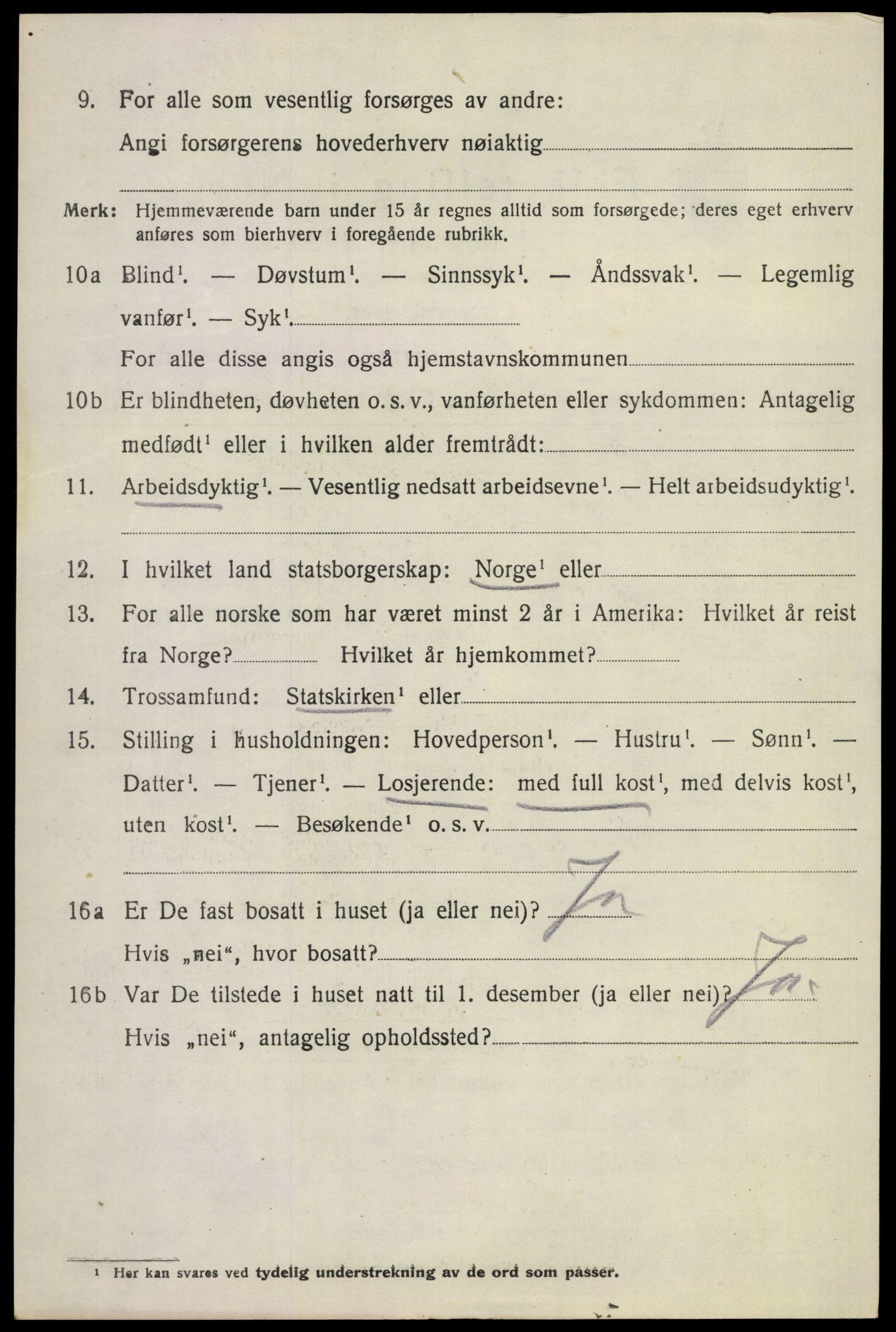 SAKO, Folketelling 1920 for 0626 Lier herred, 1920, s. 6981
