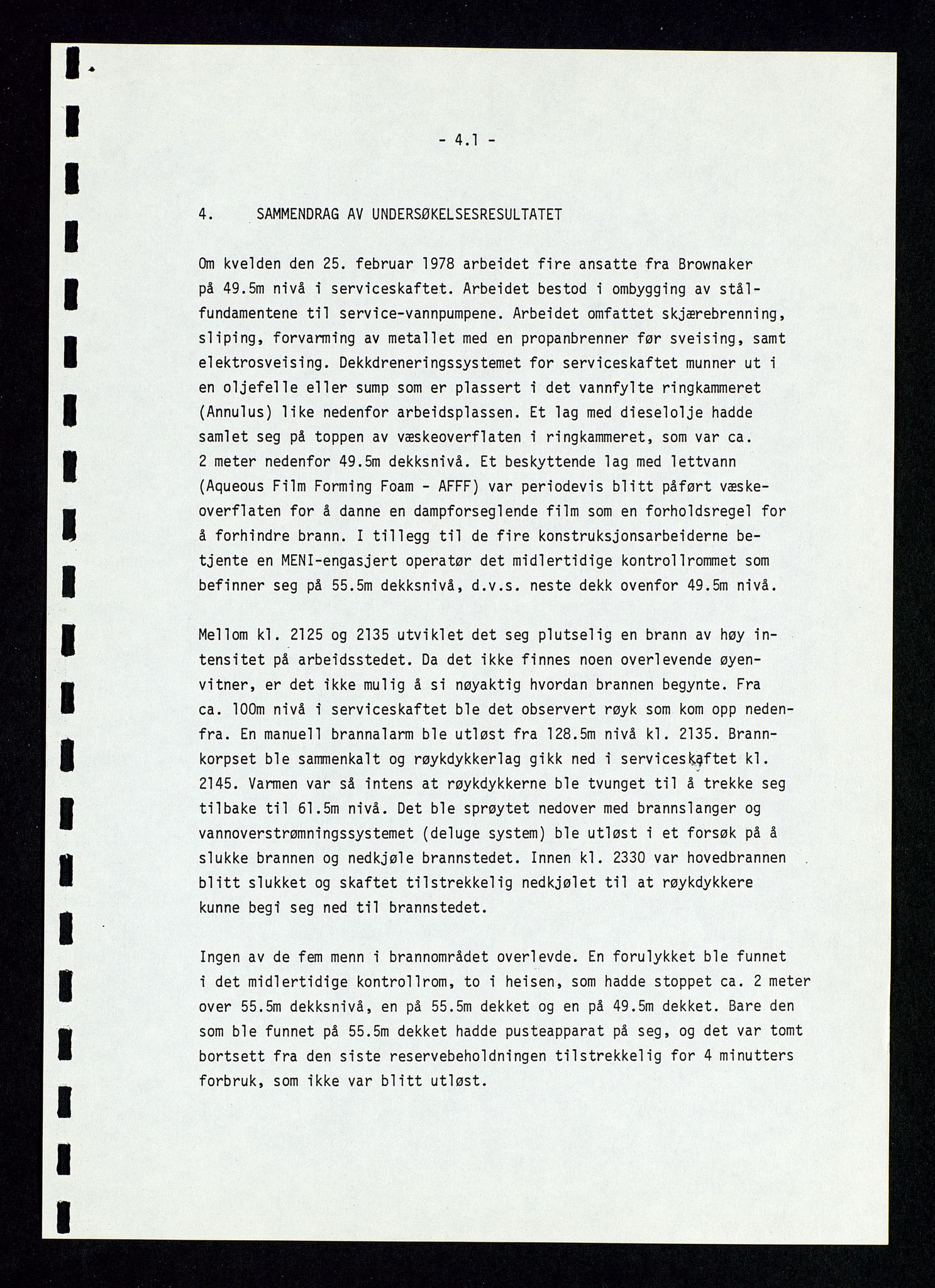Pa 1339 - Statoil ASA, SAST/A-101656/0001/D/Dm/L0410: Utblåsing. Ulykker og Skader., 1978, s. 120