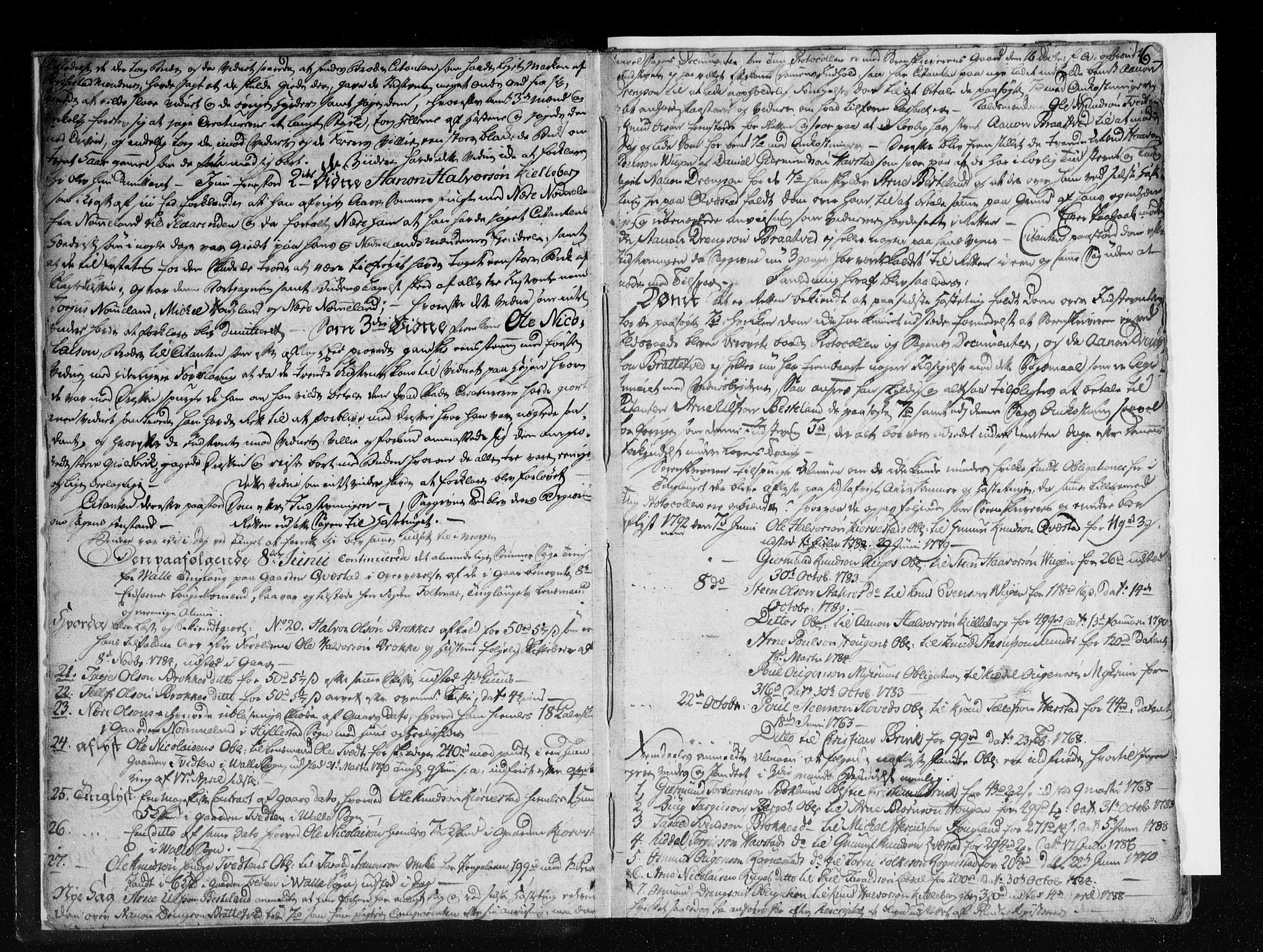 Setesdal sorenskriveri, AV/SAK-1221-0011/F/Fa/L0015: Tingbok nr 10, 1793-1804, s. 5b-6a
