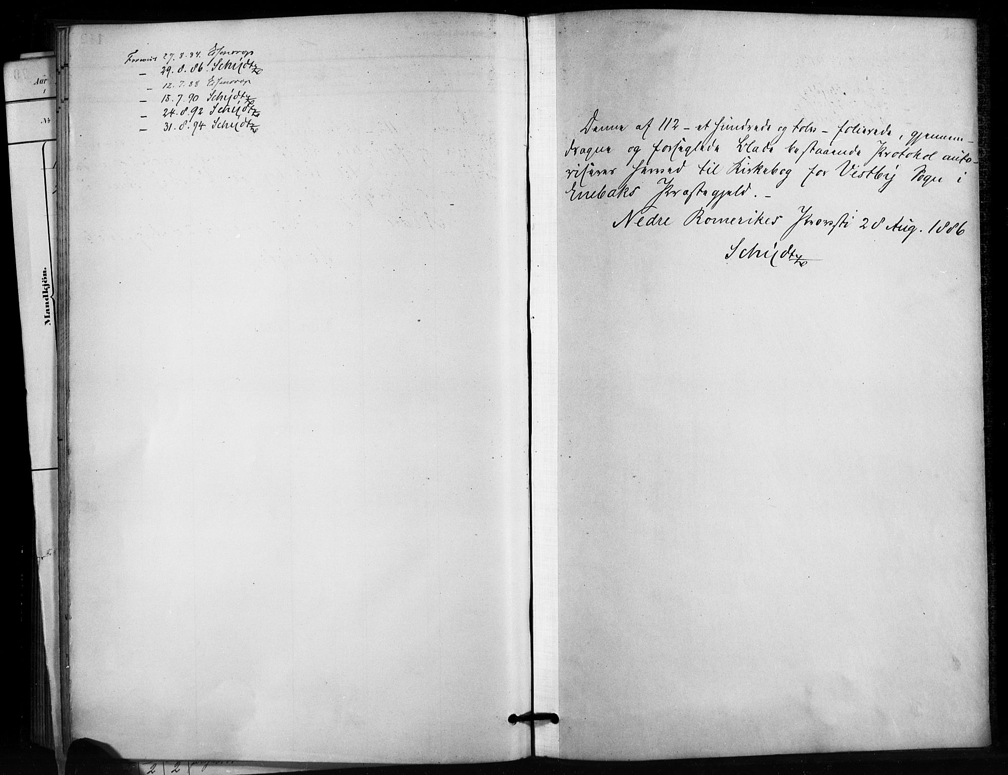 Enebakk prestekontor Kirkebøker, SAO/A-10171c/F/Fb/L0001: Ministerialbok nr. II 1, 1877-1902