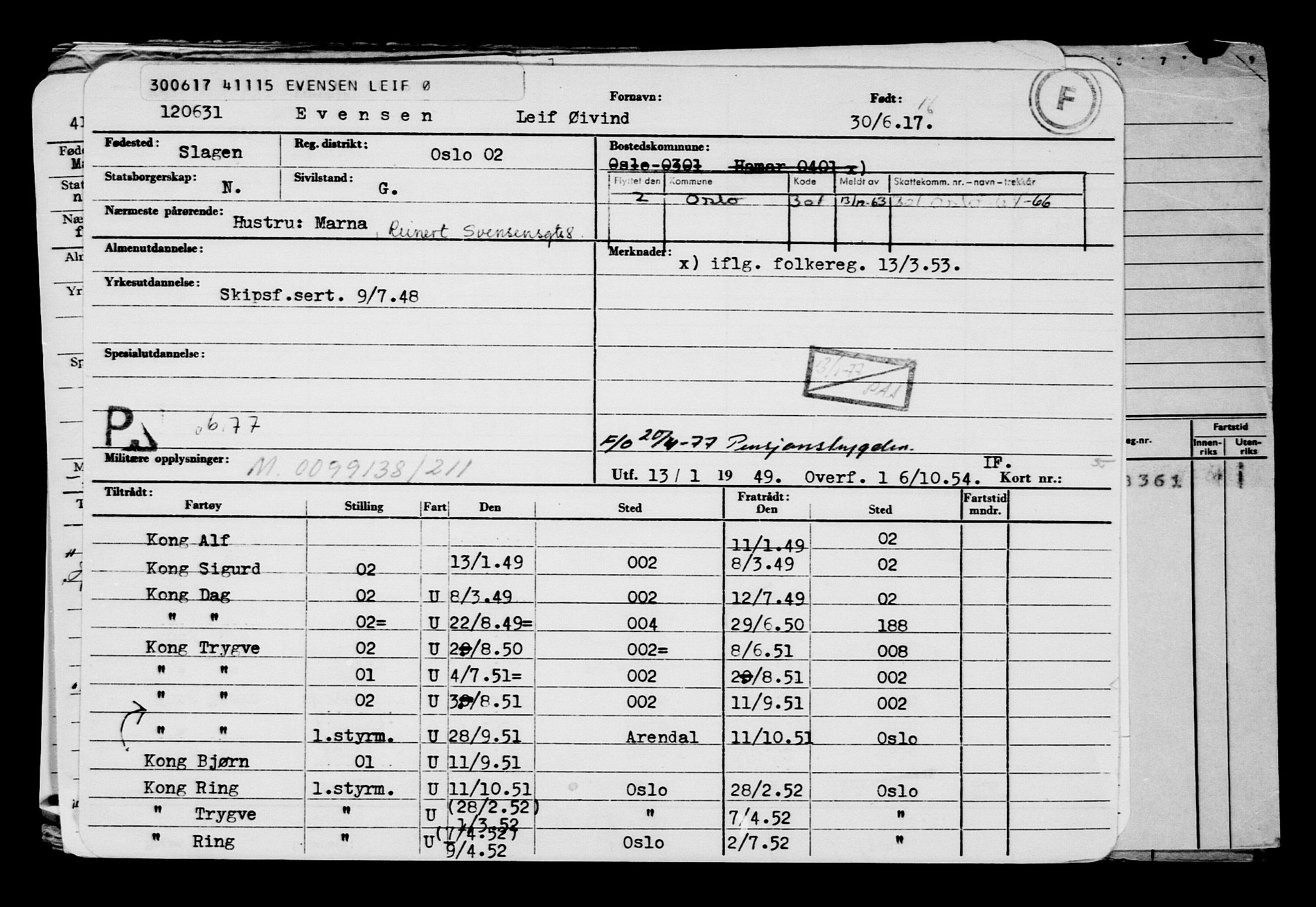 Direktoratet for sjømenn, AV/RA-S-3545/G/Gb/L0149: Hovedkort, 1917, s. 624