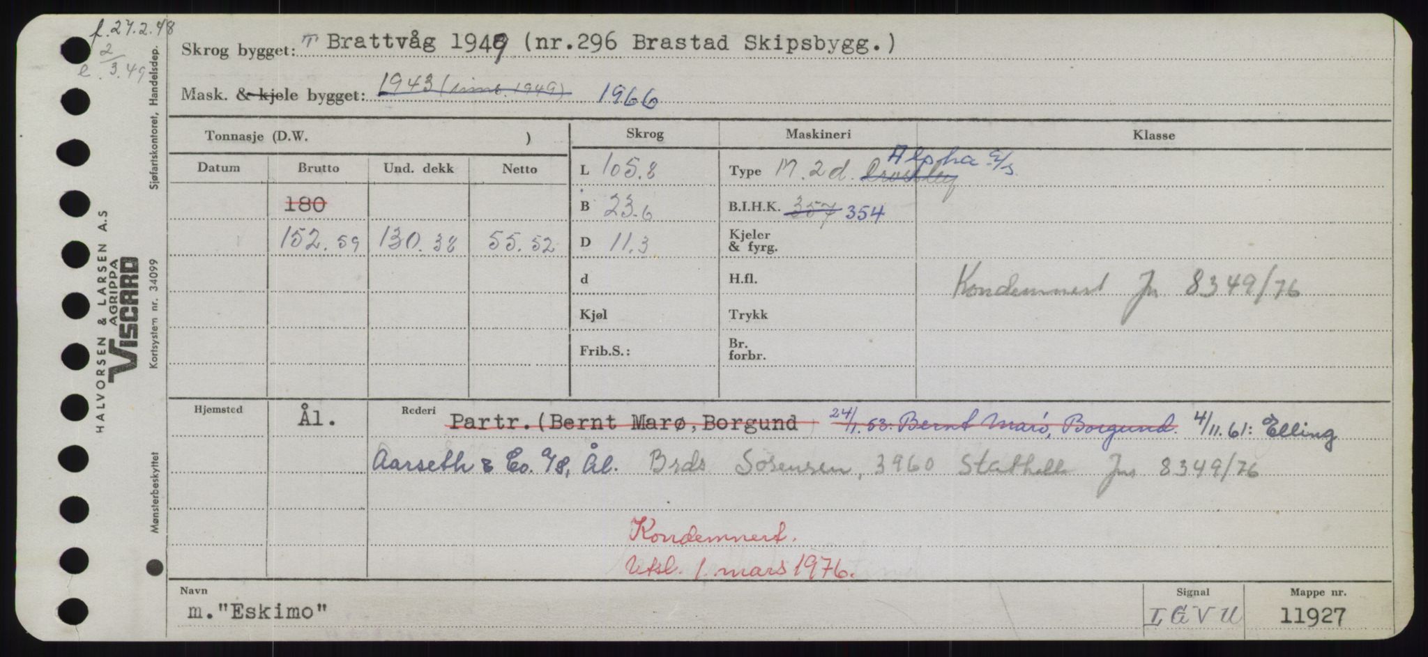 Sjøfartsdirektoratet med forløpere, Skipsmålingen, AV/RA-S-1627/H/Hd/L0009: Fartøy, E, s. 523