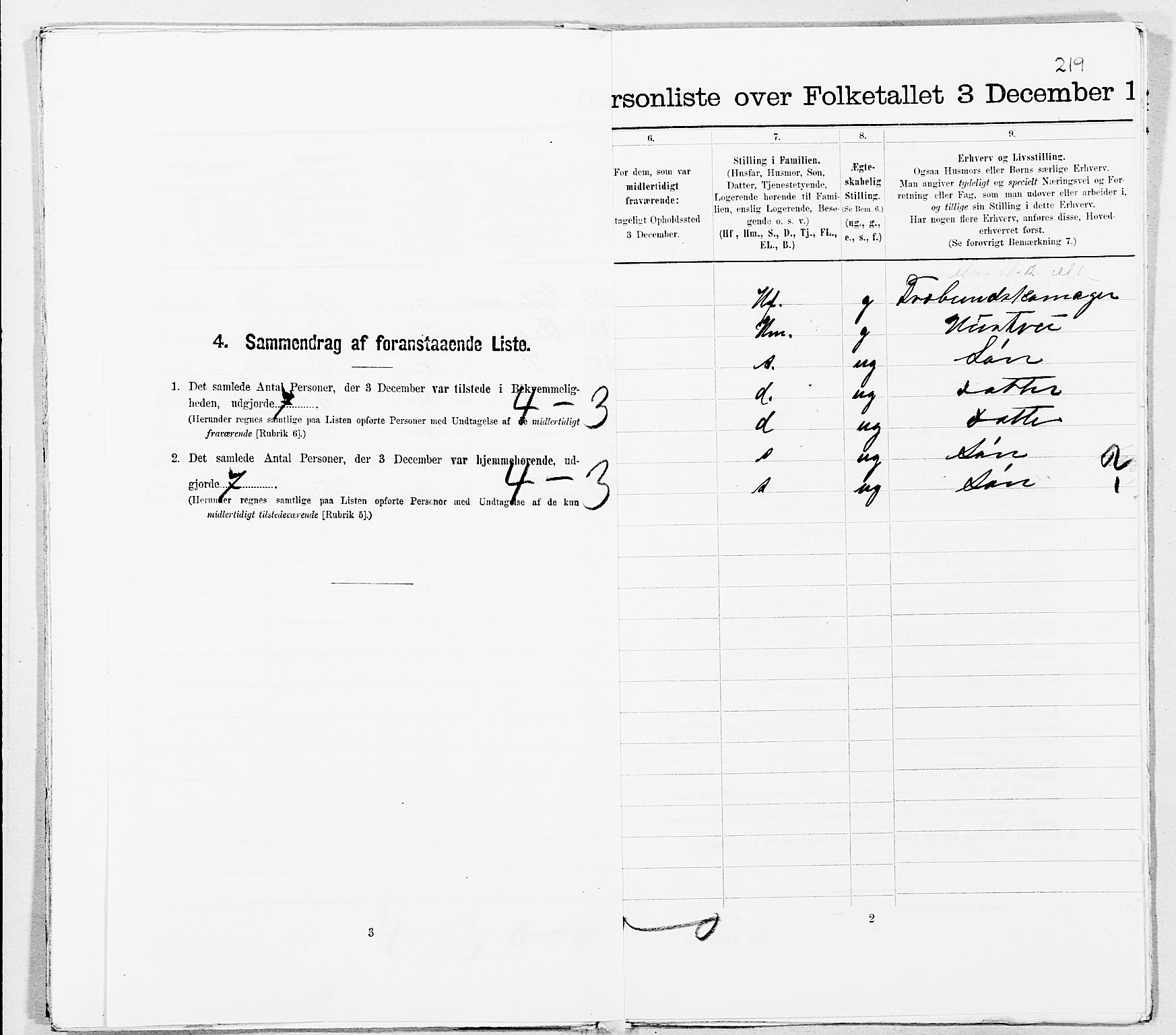 SAT, Folketelling 1900 for 1503 Kristiansund kjøpstad, 1900, s. 4148
