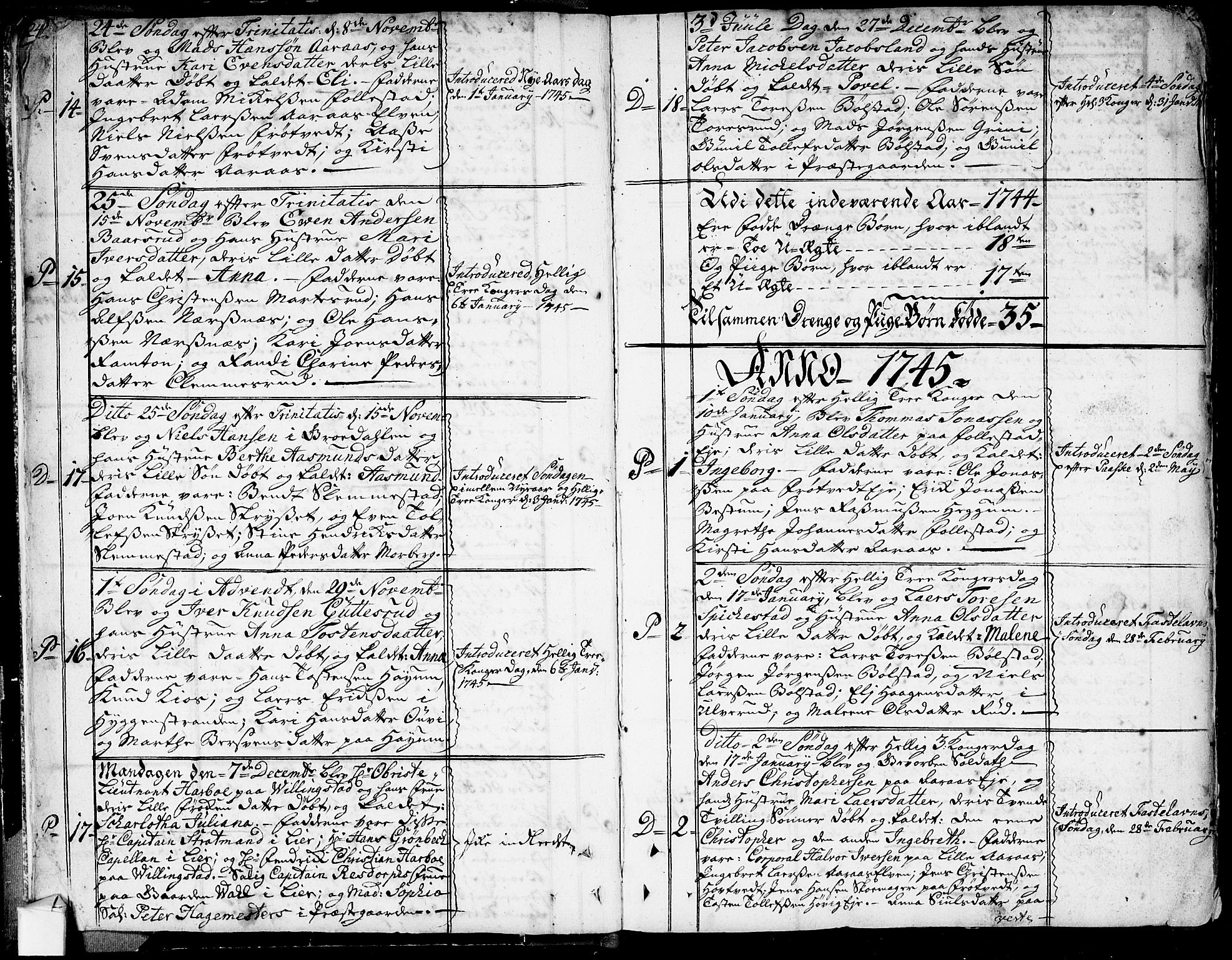 Røyken kirkebøker, AV/SAKO-A-241/G/Ga/L0001: Klokkerbok nr. 1, 1740-1768, s. 26-27