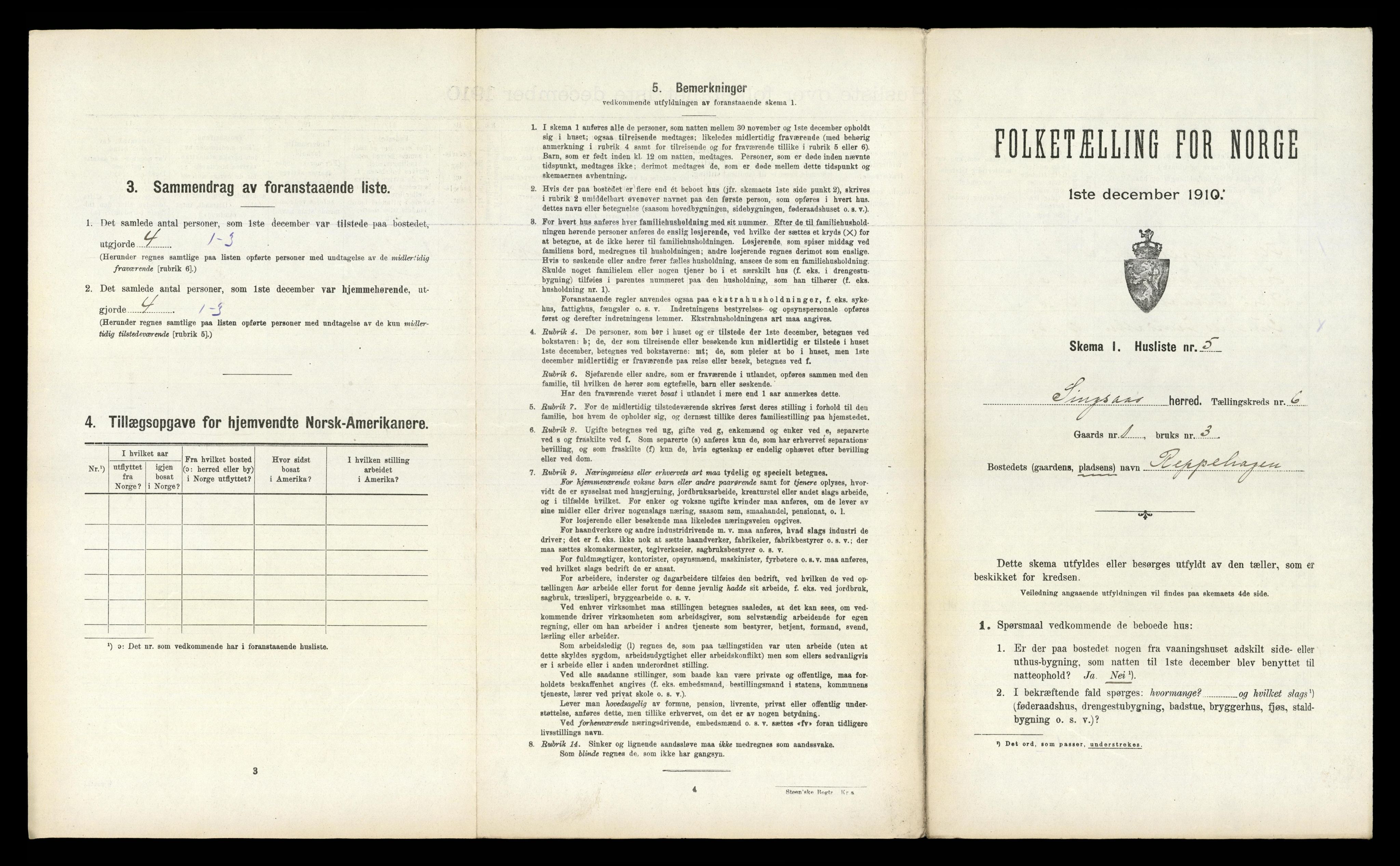 RA, Folketelling 1910 for 1646 Singsås herred, 1910, s. 422
