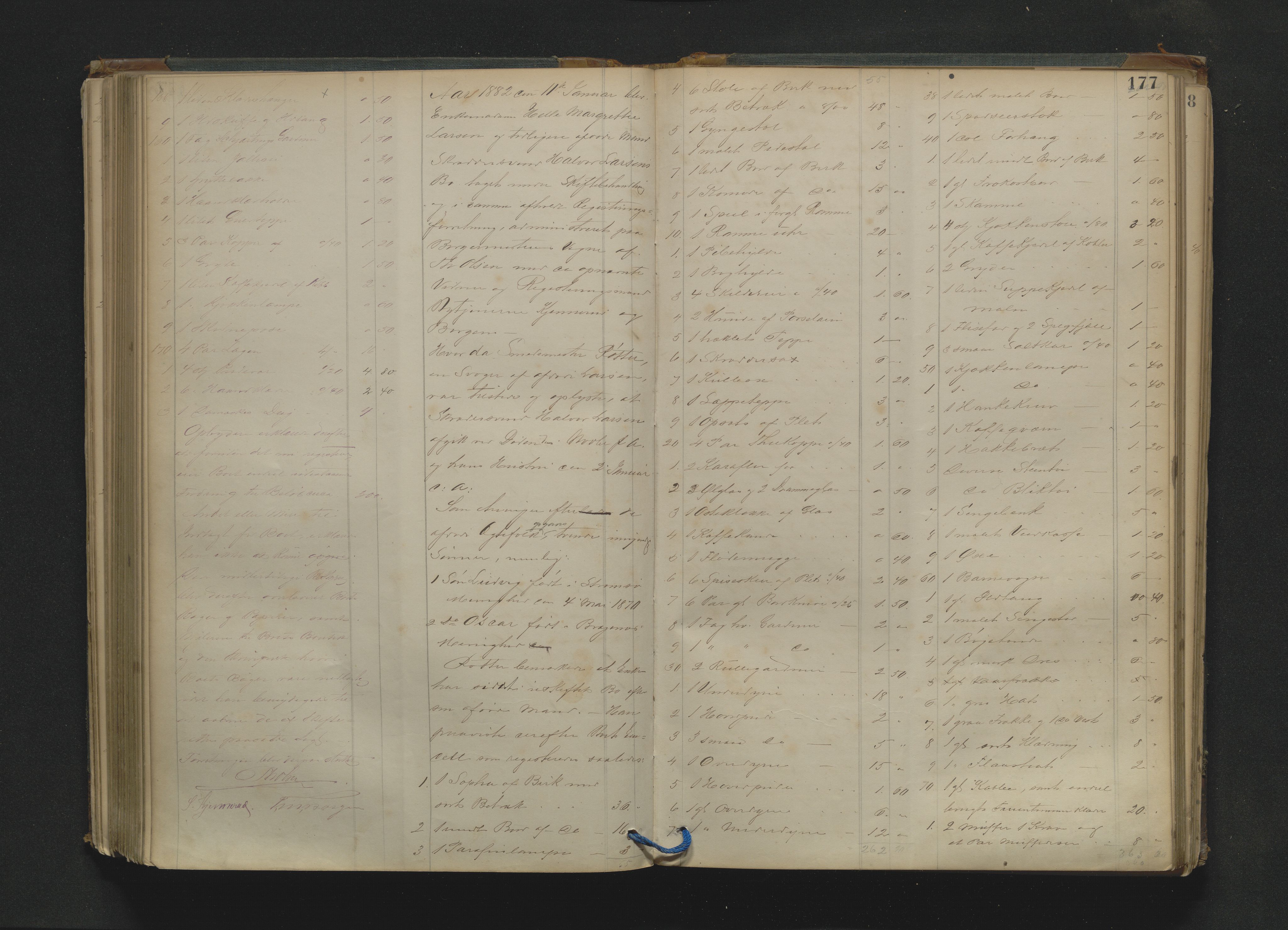 Drammen byfogd, AV/SAKO-A-222/H/Hb/Hbb/L0004: Registreringsprotokoll., 1878-1885, s. 177