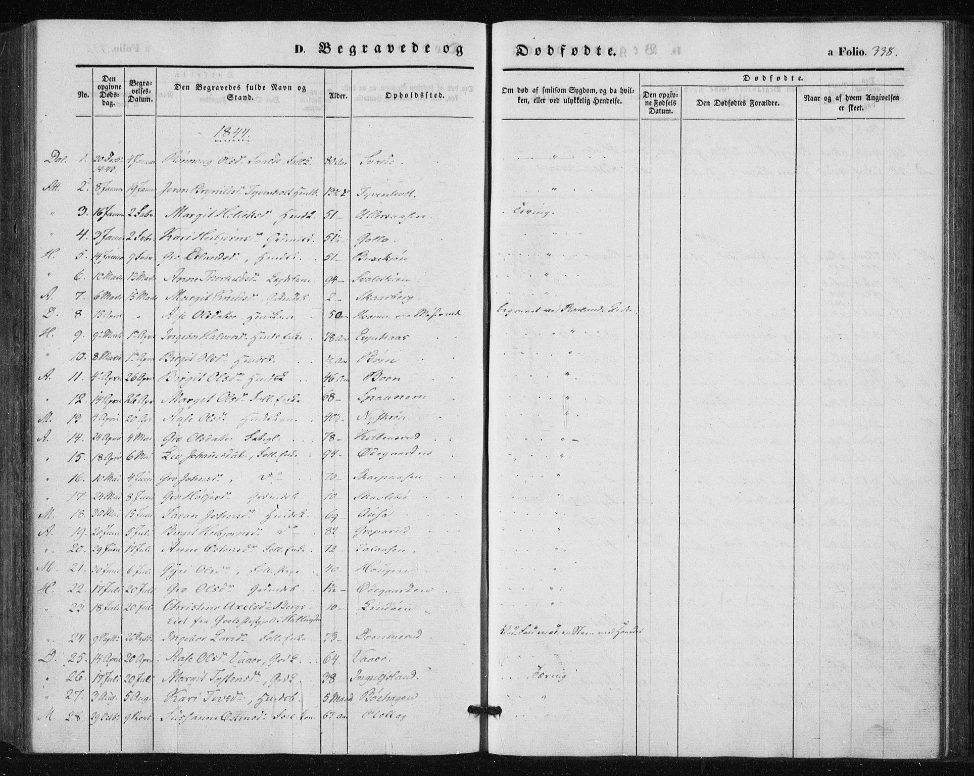 Tinn kirkebøker, AV/SAKO-A-308/F/Fa/L0005: Ministerialbok nr. I 5, 1844-1856, s. 338