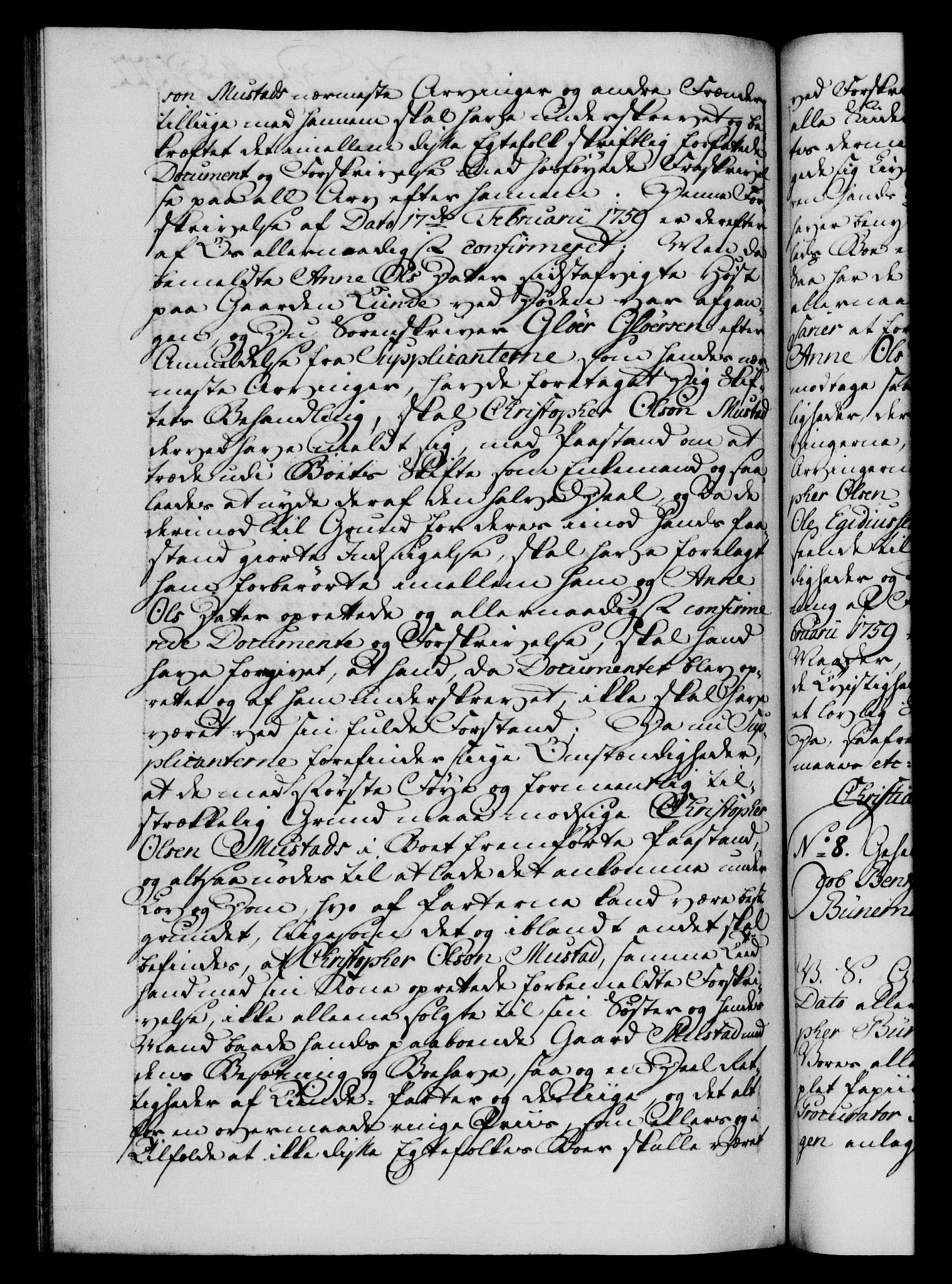 Danske Kanselli 1572-1799, AV/RA-EA-3023/F/Fc/Fca/Fcab/L0037: Norske tegnelser, 1762-1766, s. 322b