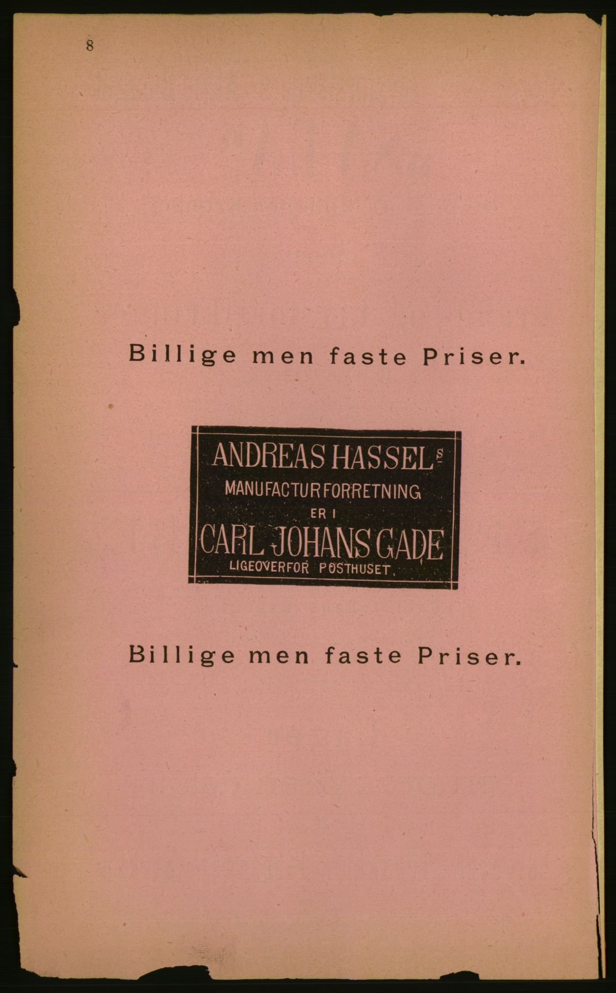 Kristiania/Oslo adressebok, PUBL/-, 1884, s. 8