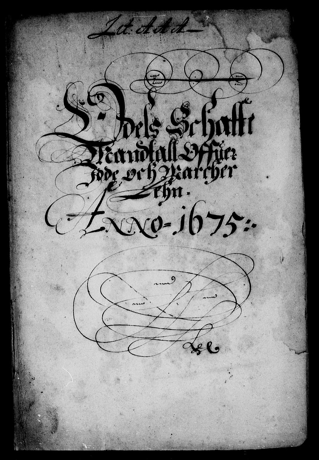 Rentekammeret inntil 1814, Reviderte regnskaper, Stiftamtstueregnskaper, Landkommissariatet på Akershus og Akershus stiftamt, AV/RA-EA-5869/R/Rb/L0108: Akershus stiftamt, 1675