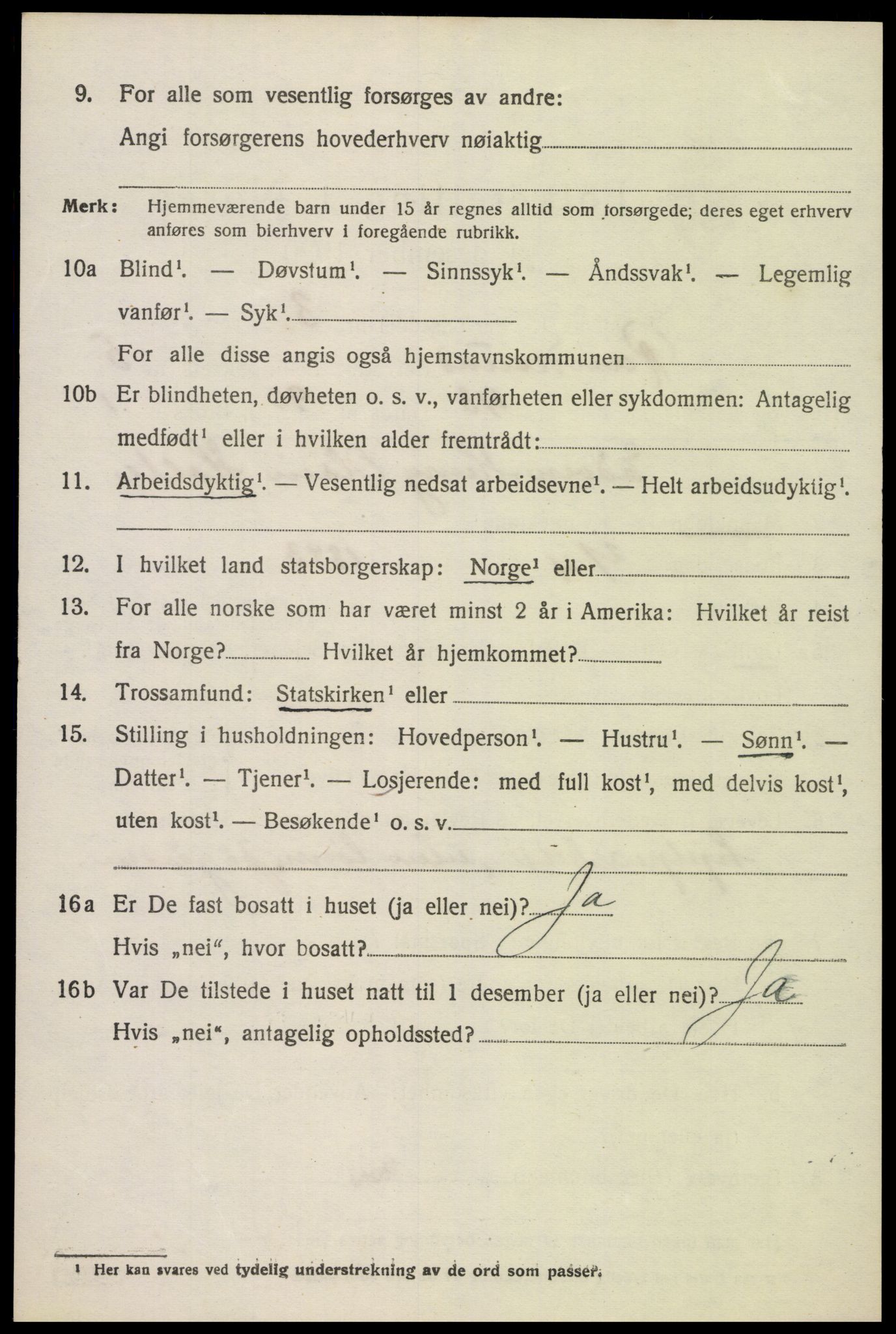 SAK, Folketelling 1920 for 1011 Randesund herred, 1920, s. 2717