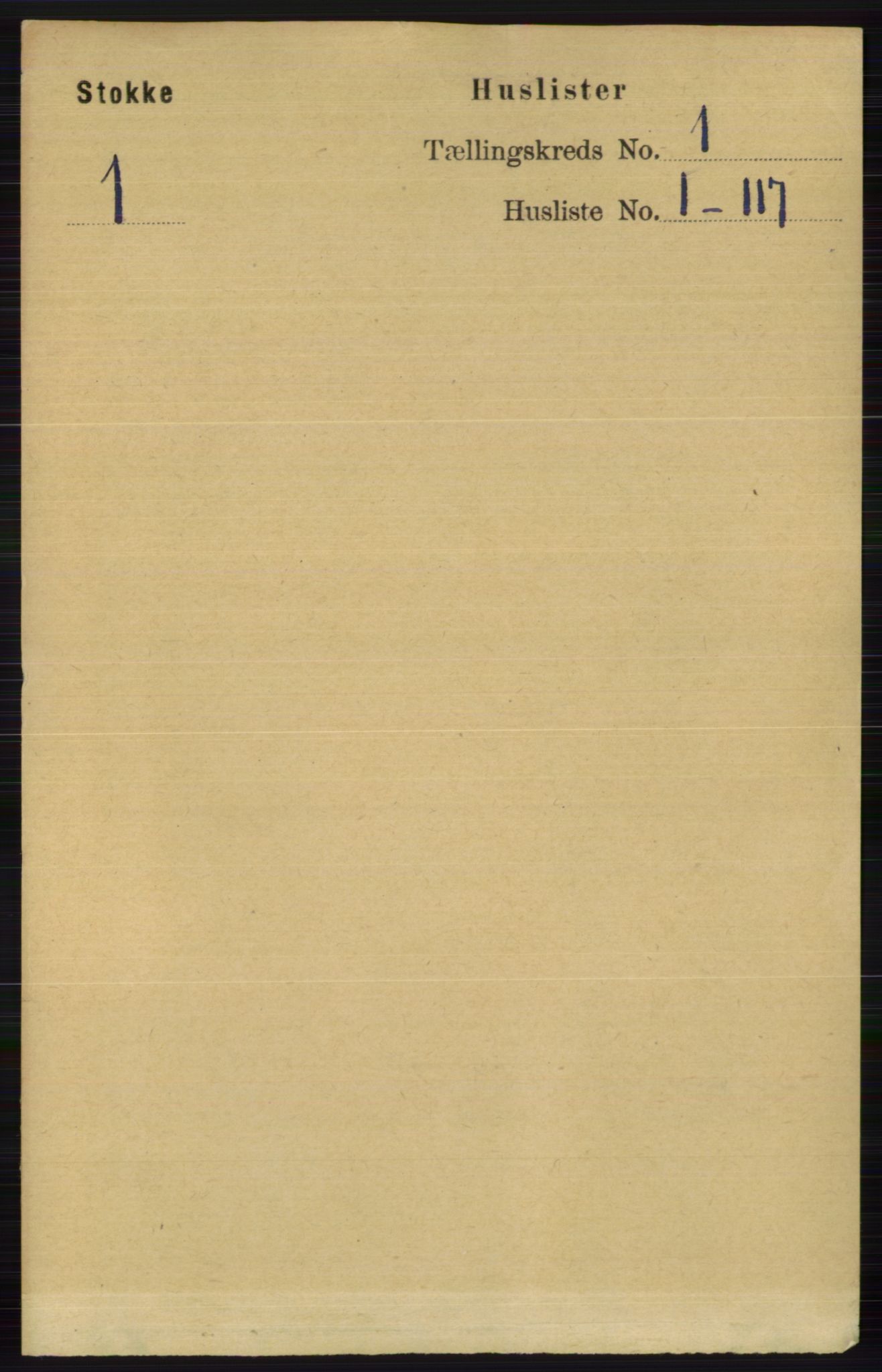 RA, Folketelling 1891 for 0720 Stokke herred, 1891, s. 38