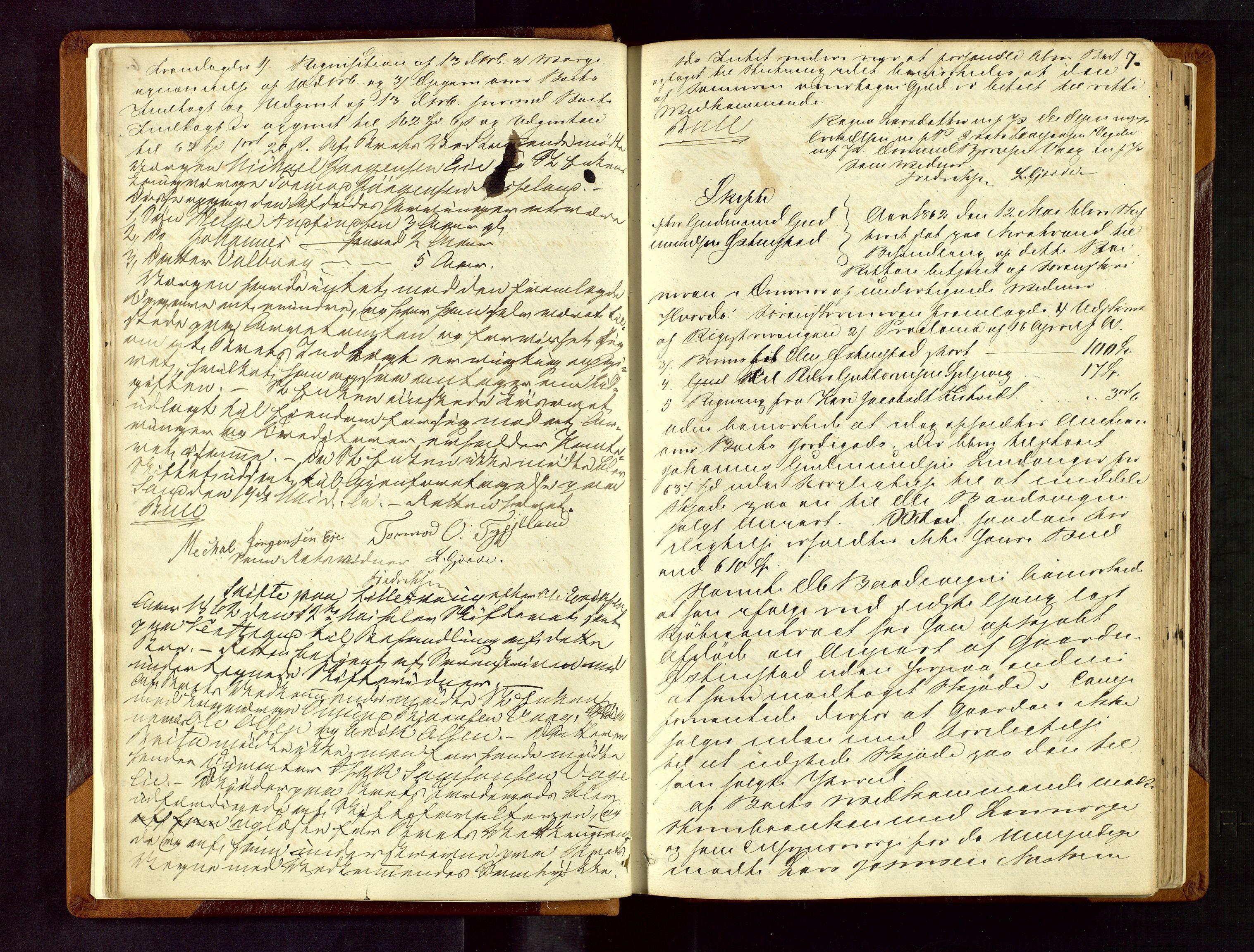 Ryfylke tingrett, AV/SAST-A-100055/001/IV/IVF/L0002: Skifteforhandlingsprotokoll A 2, 1861-1874, s. 7