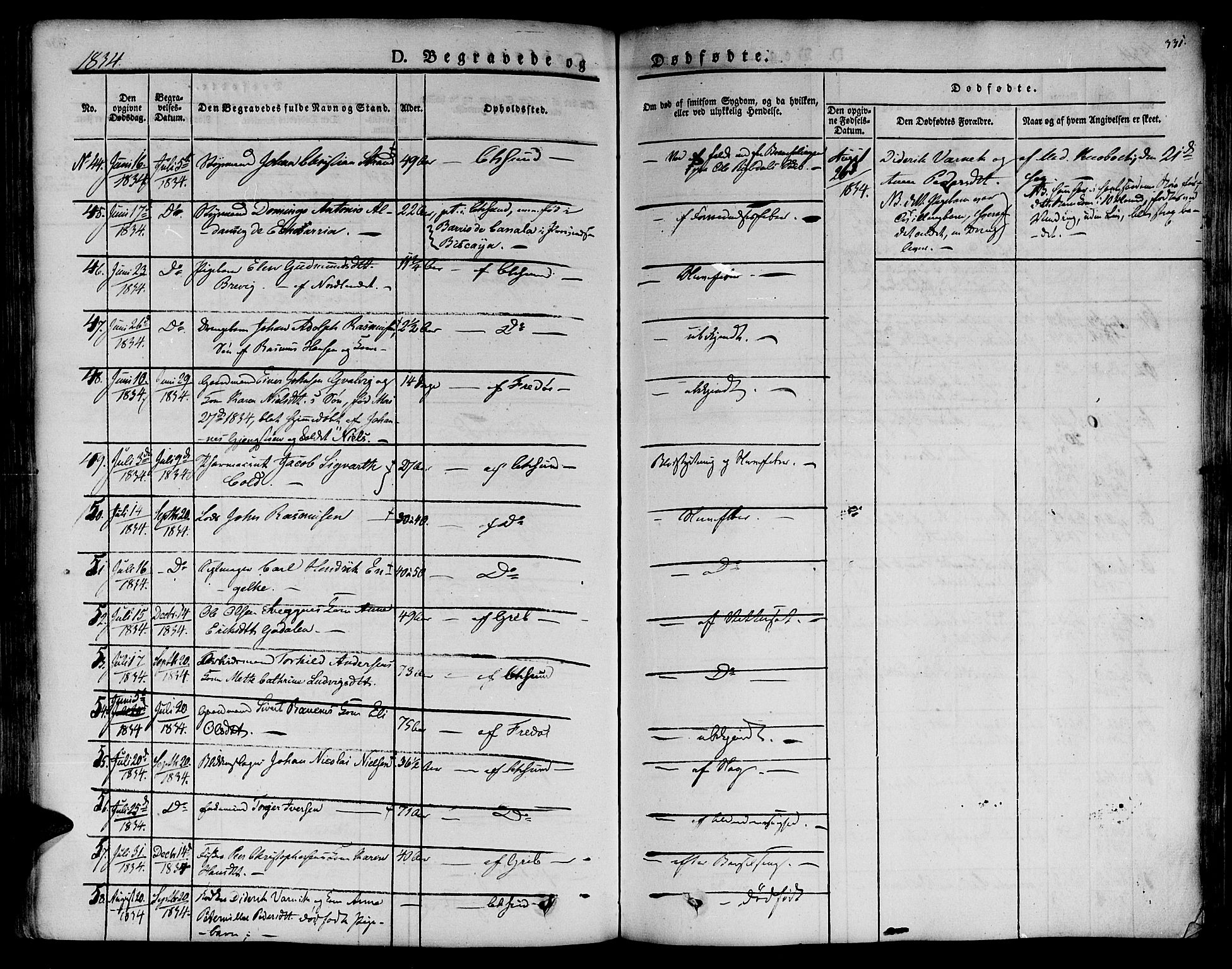 Ministerialprotokoller, klokkerbøker og fødselsregistre - Møre og Romsdal, SAT/A-1454/572/L0843: Ministerialbok nr. 572A06, 1832-1842, s. 331