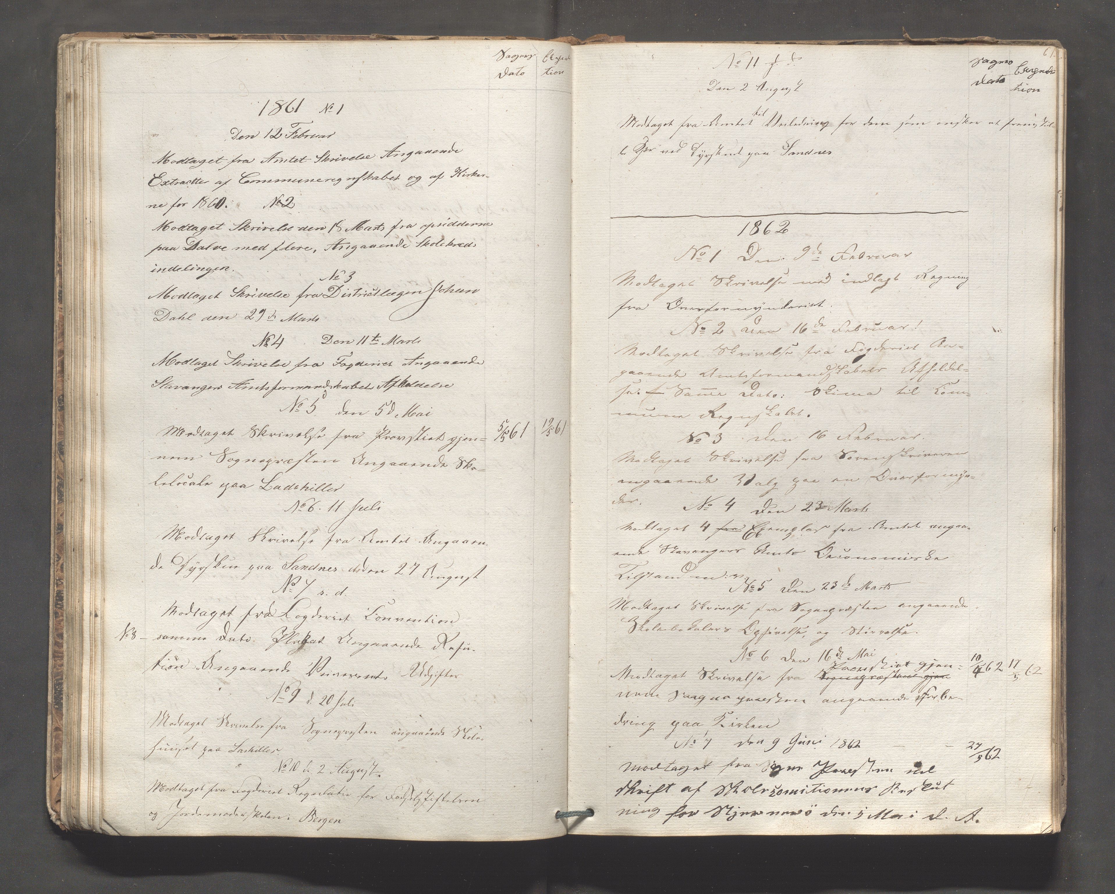 Nedstrand kommune - Formannskapet, IKAR/K-100244/C/L0001: Journal, 1837-1908, s. 61