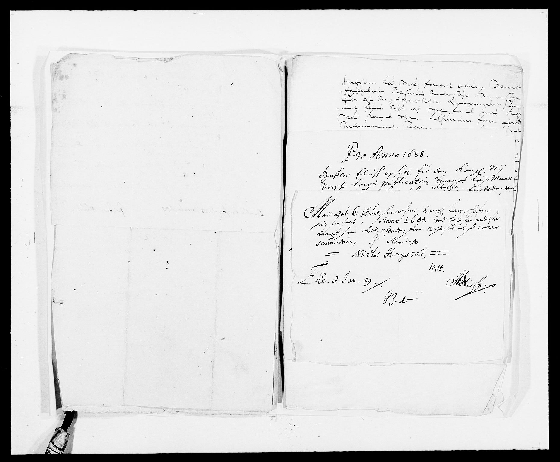 Rentekammeret inntil 1814, Reviderte regnskaper, Fogderegnskap, AV/RA-EA-4092/R34/L2050: Fogderegnskap Bamble, 1688-1691, s. 67