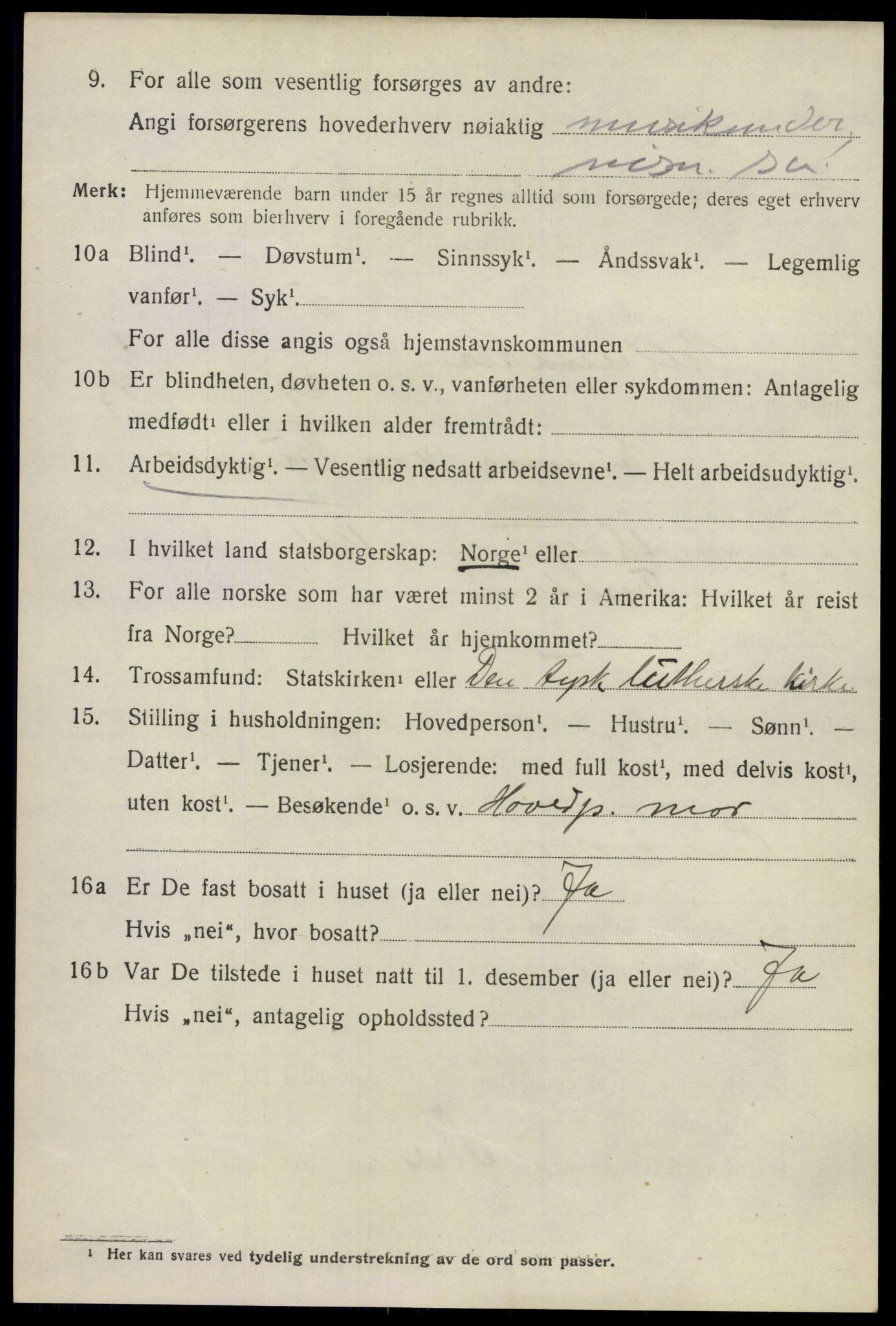 SAO, Folketelling 1920 for 0235 Ullensaker herred, 1920, s. 4182