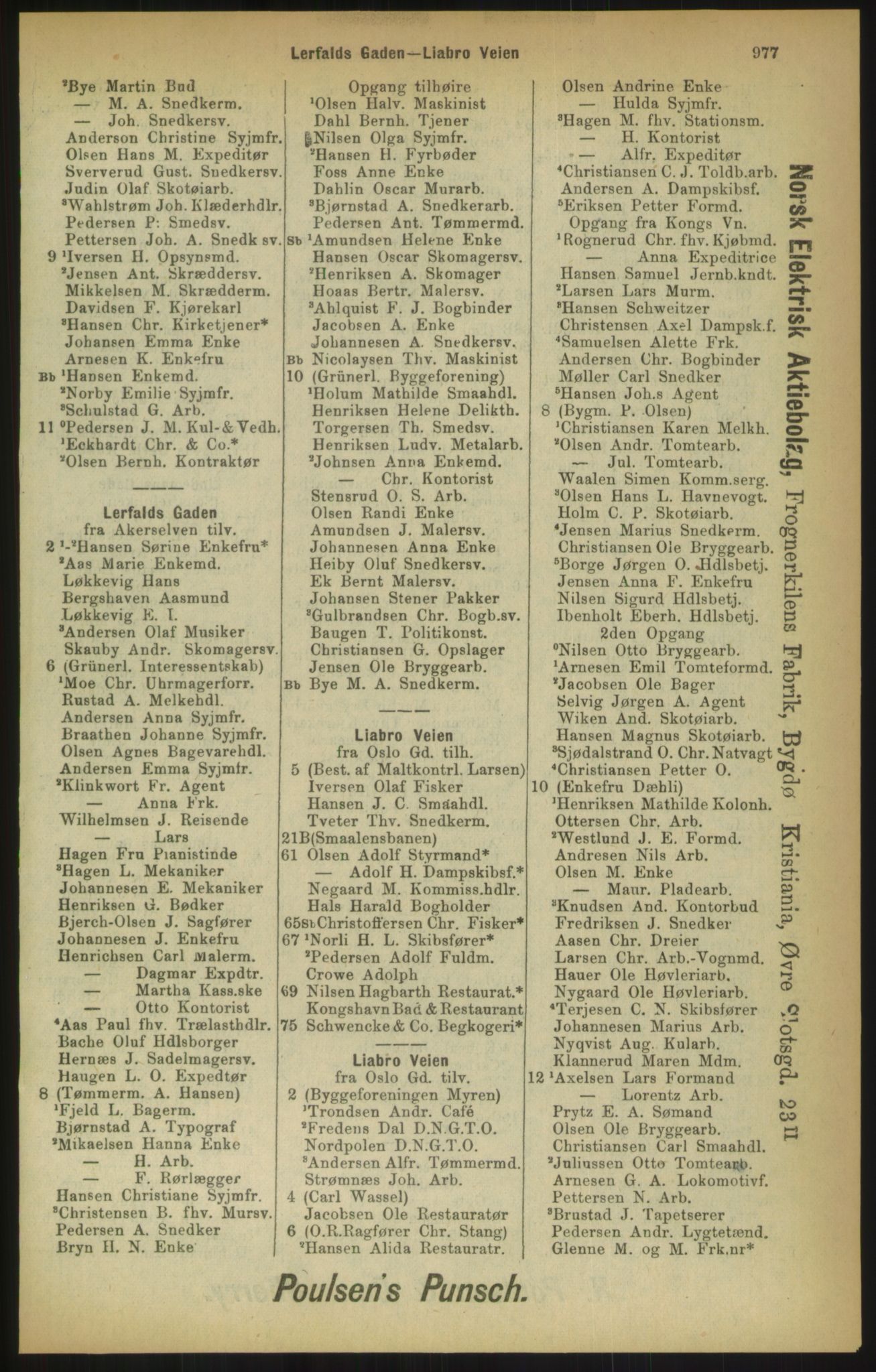Kristiania/Oslo adressebok, PUBL/-, 1900, s. 977