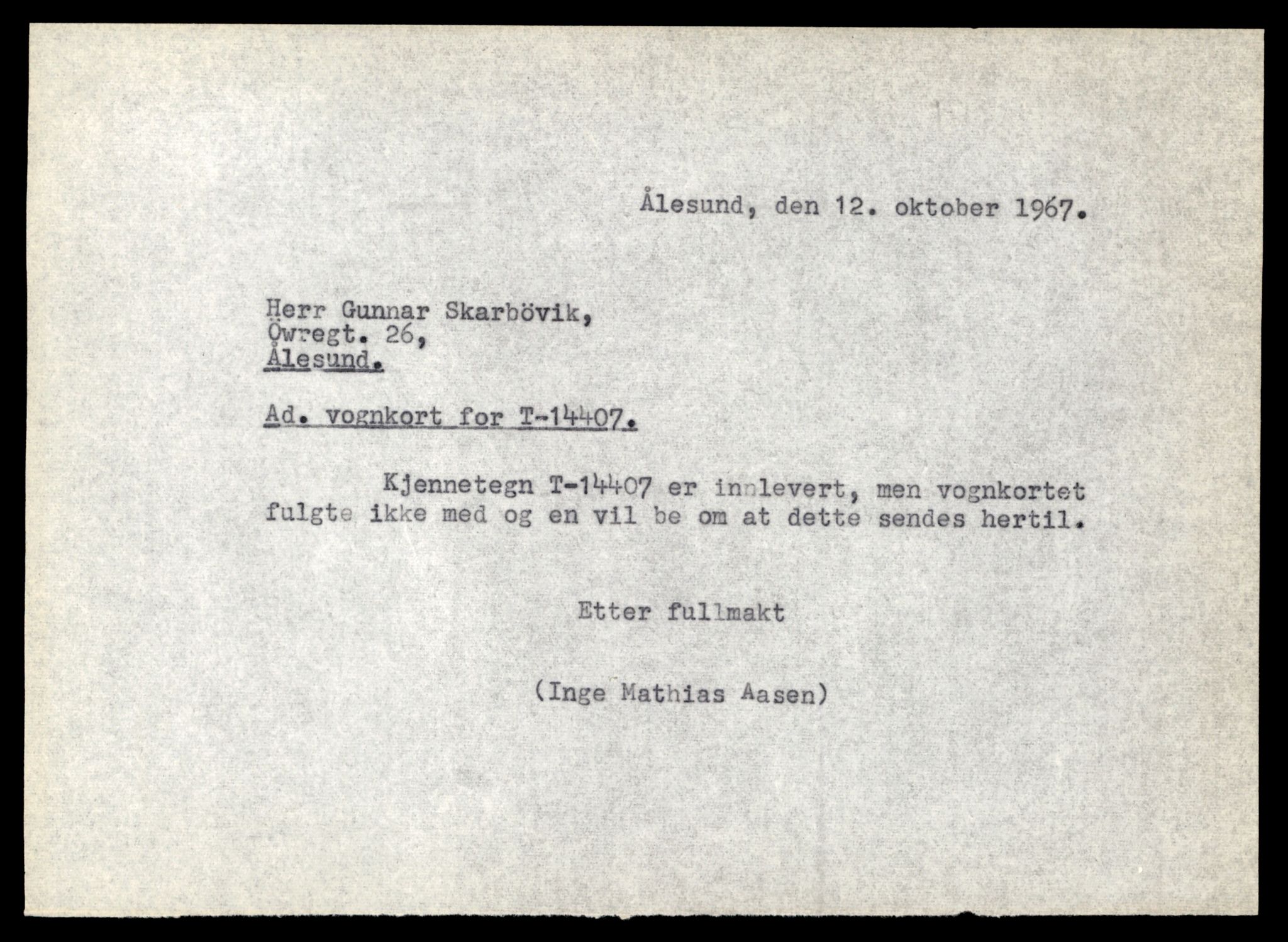 Møre og Romsdal vegkontor - Ålesund trafikkstasjon, AV/SAT-A-4099/F/Fe/L0045: Registreringskort for kjøretøy T 14320 - T 14444, 1927-1998, s. 2215