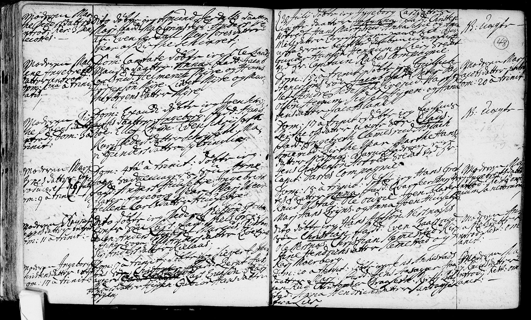 Røyken kirkebøker, SAKO/A-241/F/Fa/L0002: Ministerialbok nr. 2, 1731-1782, s. 48
