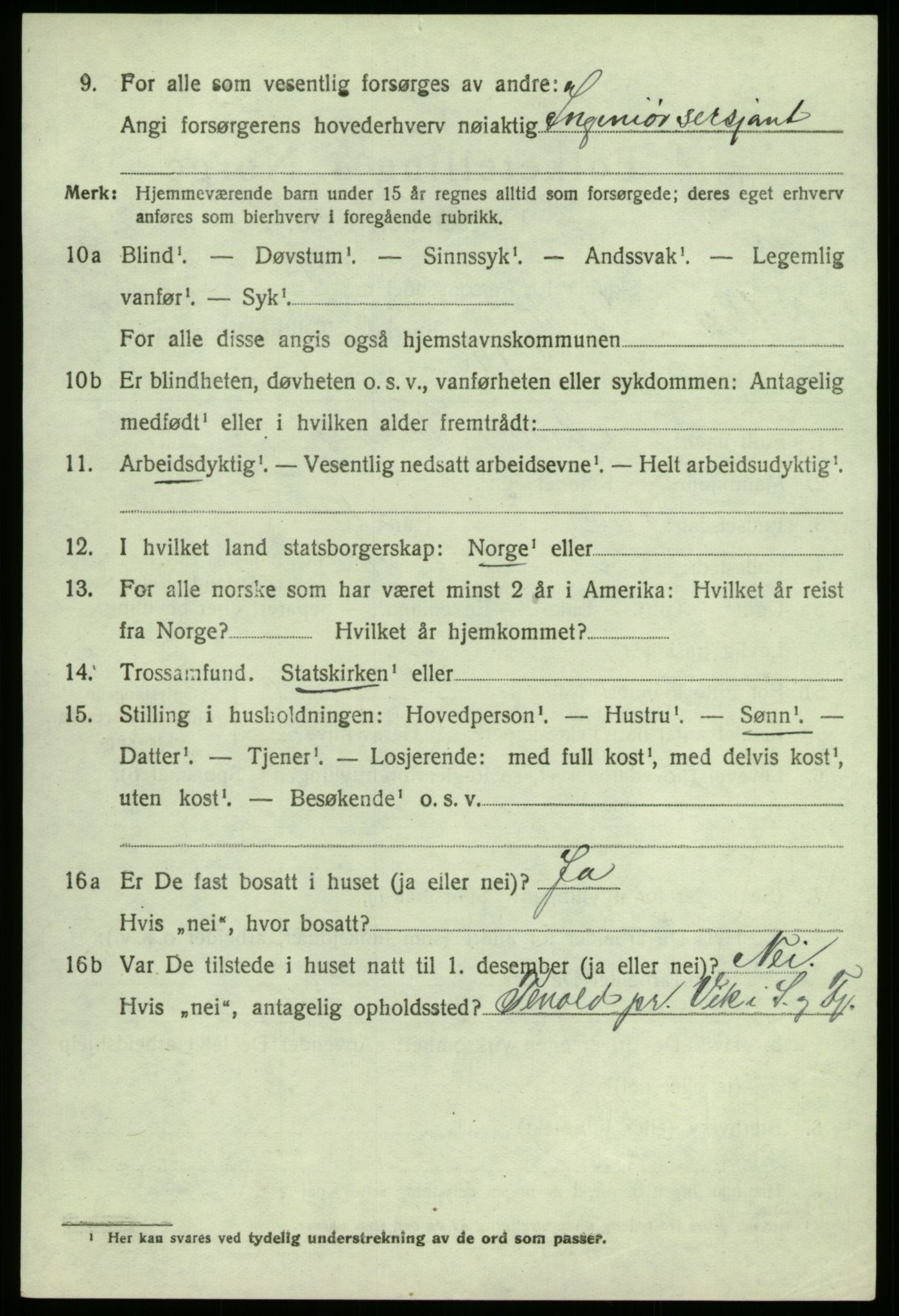 SAB, Folketelling 1920 for 1417 Vik herred, 1920, s. 2726