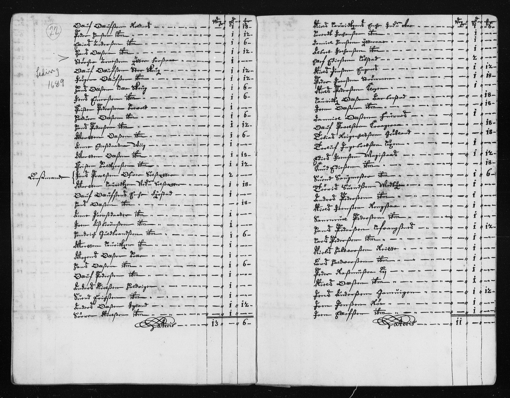 Rentekammeret inntil 1814, Reviderte regnskaper, Stiftamtstueregnskaper, Trondheim stiftamt og Nordland amt, AV/RA-EA-6044/R/Rh/L0014: Nordland amt, 1687-1689