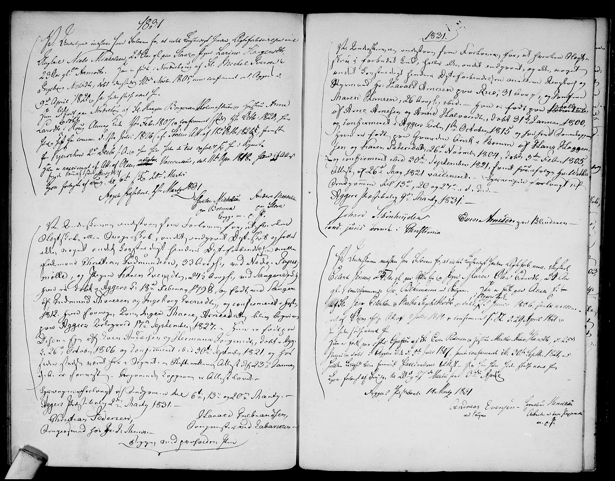 Aker prestekontor kirkebøker, AV/SAO-A-10861/L/L0004: Forlovererklæringer nr. 4, 1778-1831