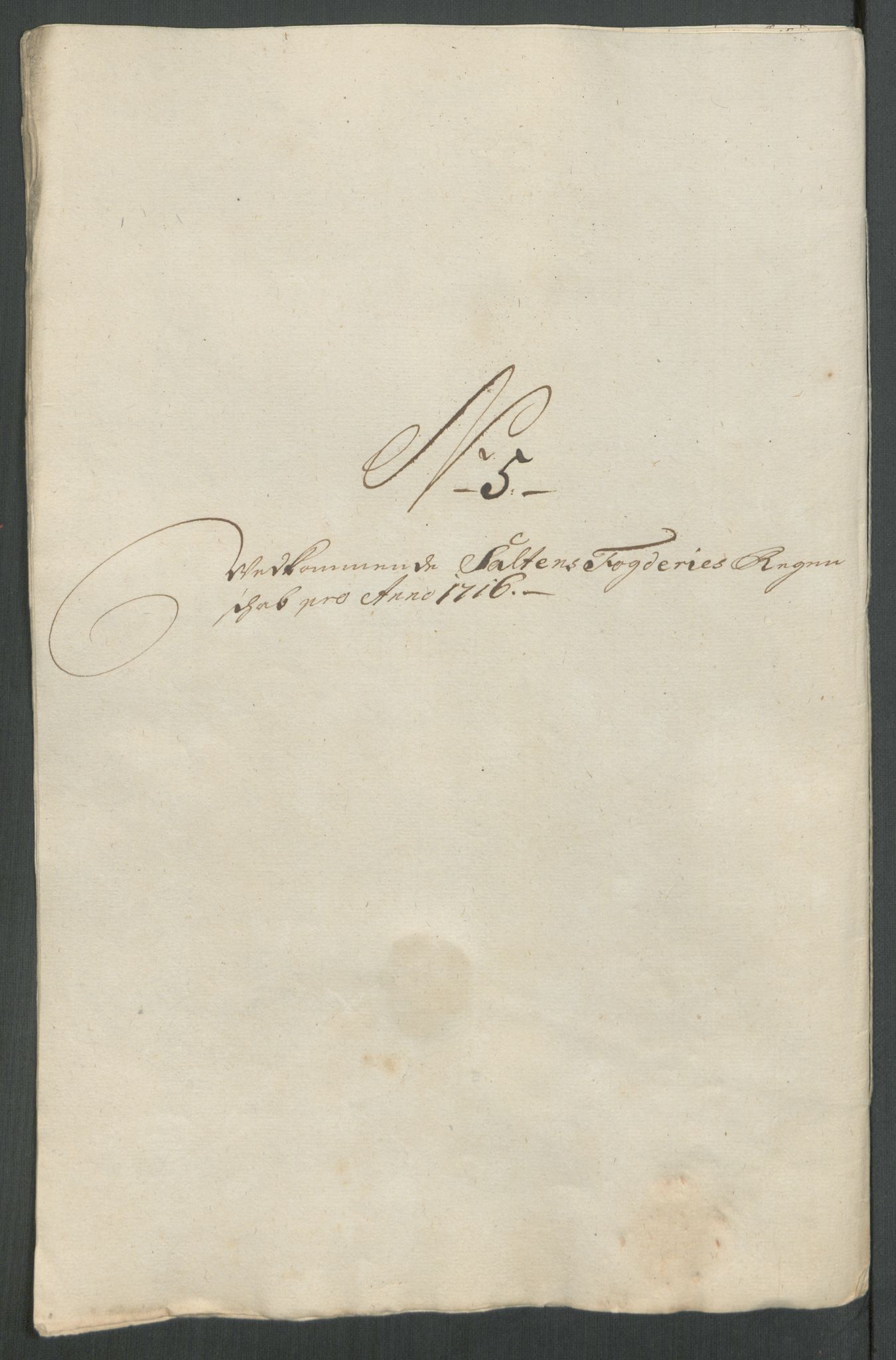 Rentekammeret inntil 1814, Reviderte regnskaper, Fogderegnskap, RA/EA-4092/R66/L4586: Fogderegnskap Salten, 1716, s. 96