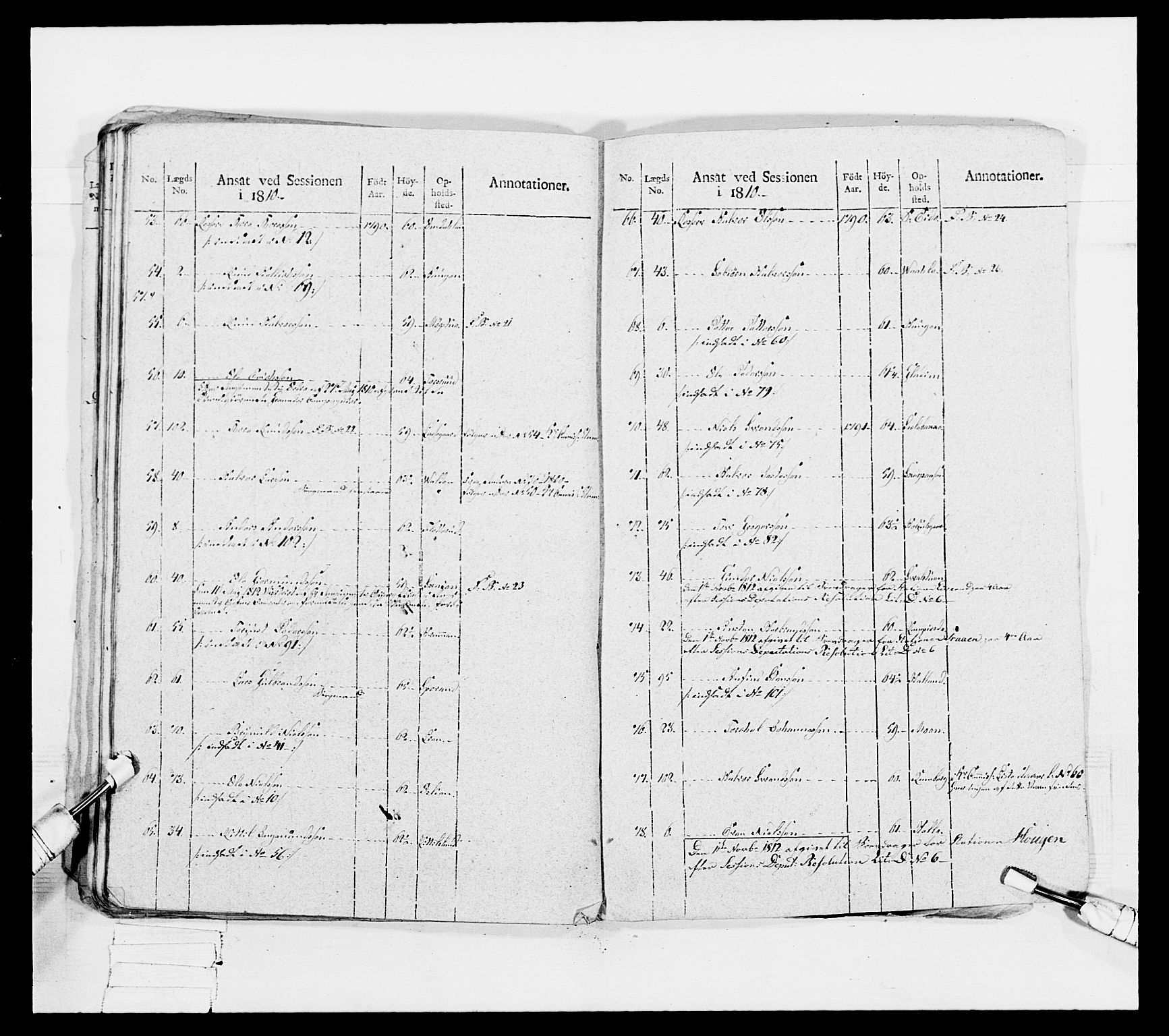 Generalitets- og kommissariatskollegiet, Det kongelige norske kommissariatskollegium, AV/RA-EA-5420/E/Eh/L0047: 2. Akershusiske nasjonale infanteriregiment, 1791-1810, s. 673