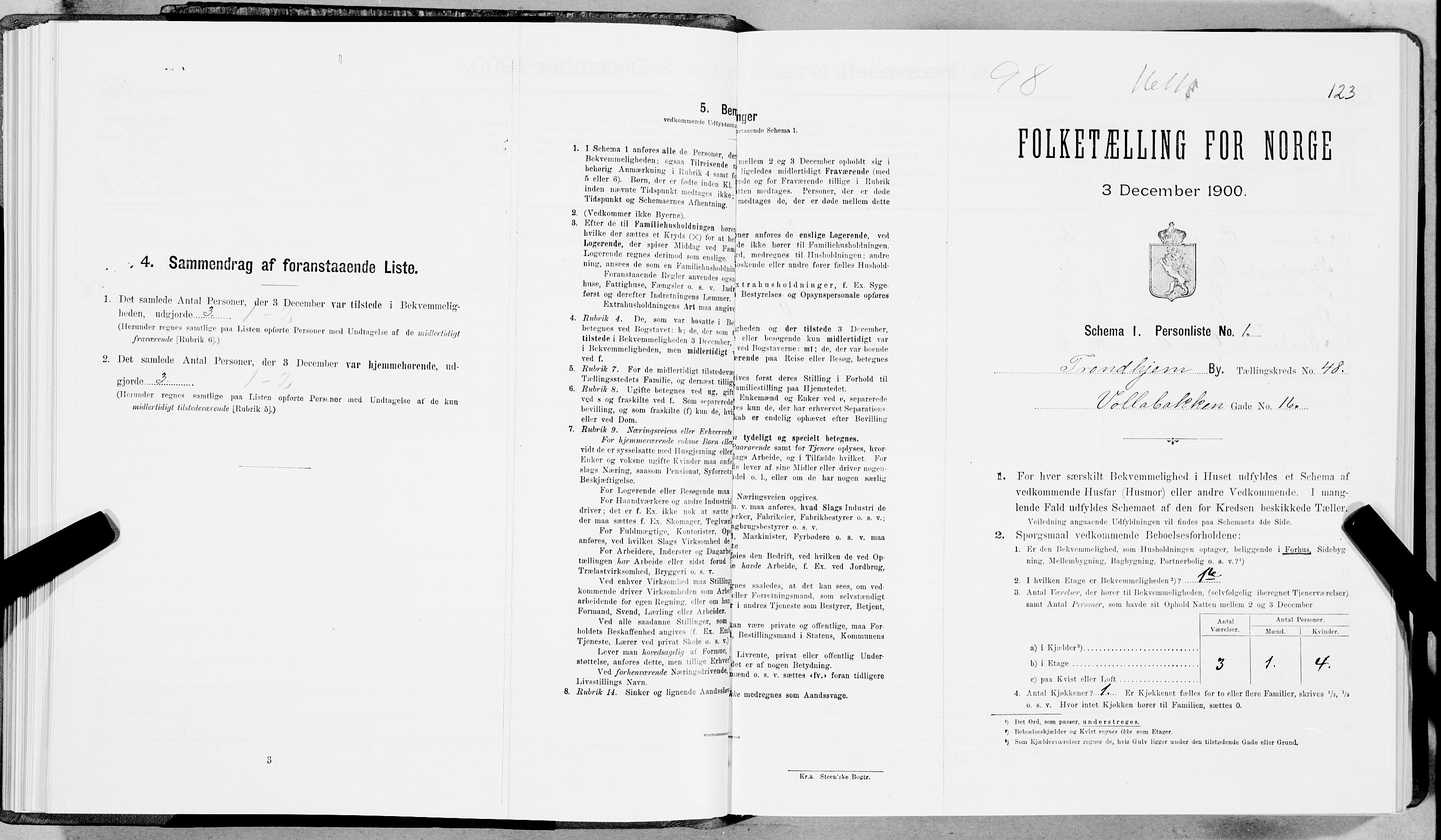 SAT, Folketelling 1900 for 1601 Trondheim kjøpstad, 1900, s. 7964