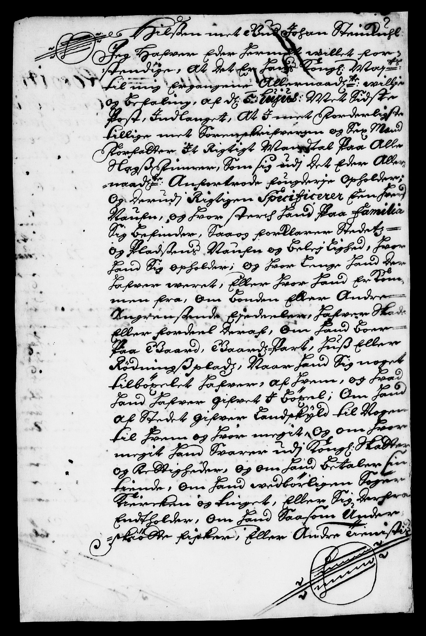 Danske Kanselli, Skapsaker, AV/RA-EA-4061/F/L0083/0002: Skap 15, pakke 125F-135 / Skap 15, pakke 125G, litra A, 1686, s. 29