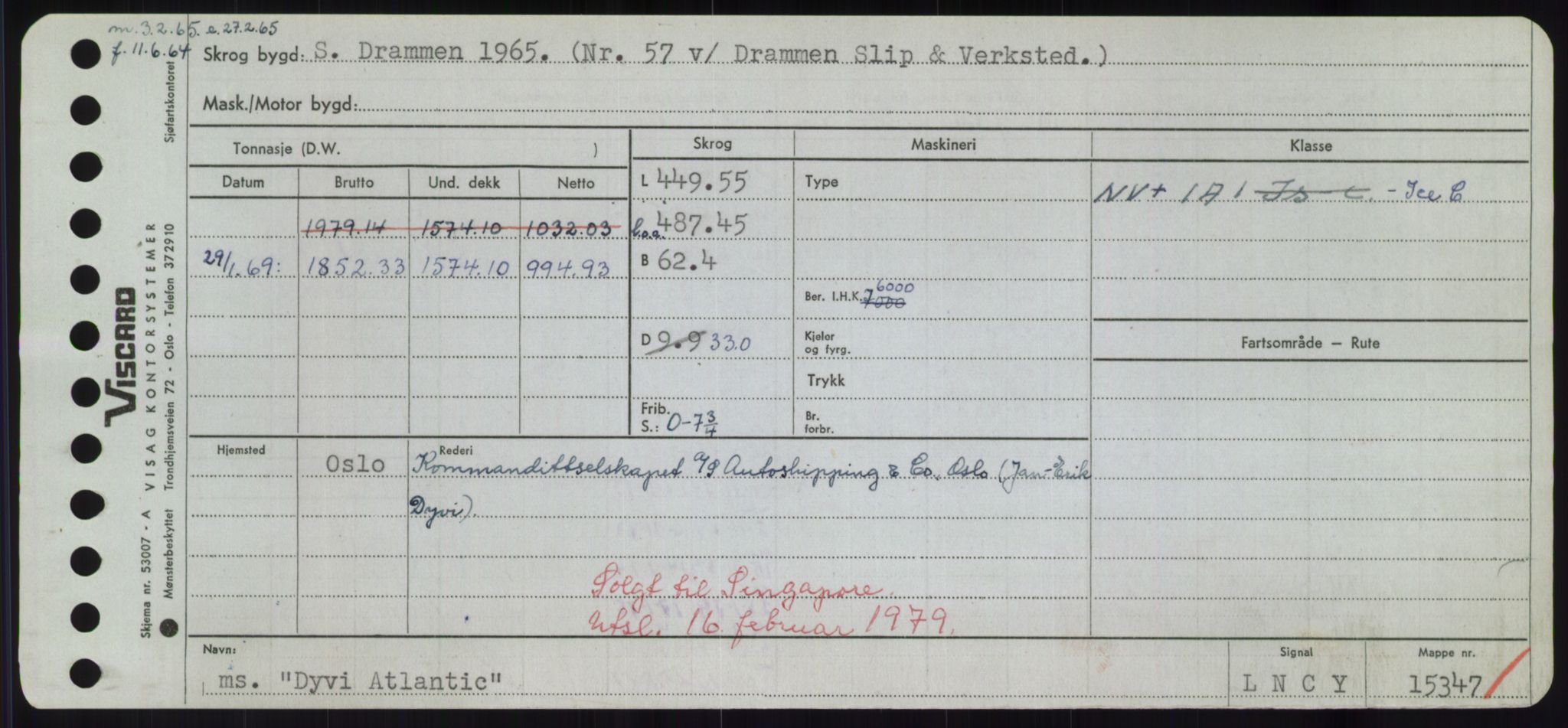 Sjøfartsdirektoratet med forløpere, Skipsmålingen, RA/S-1627/H/Hd/L0008: Fartøy, C-D, s. 737