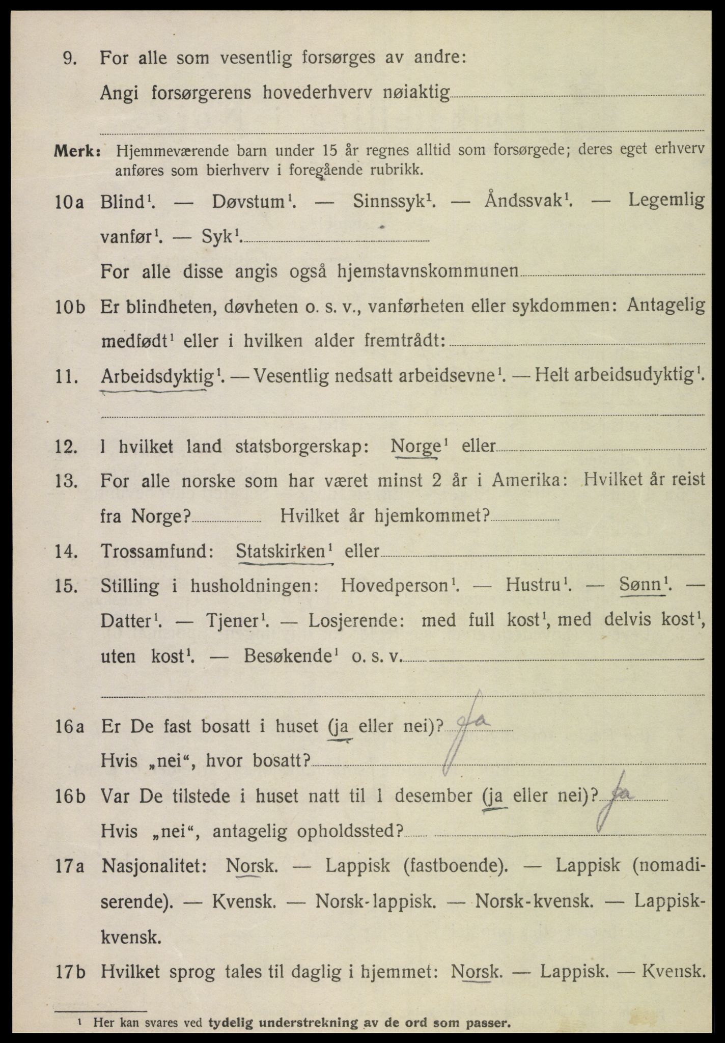 SAT, Folketelling 1920 for 1746 Klinga herred, 1920, s. 2848