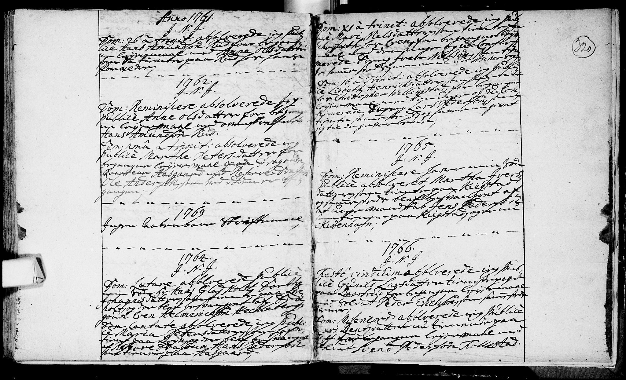Røyken kirkebøker, SAKO/A-241/F/Fa/L0002: Ministerialbok nr. 2, 1731-1782, s. 320