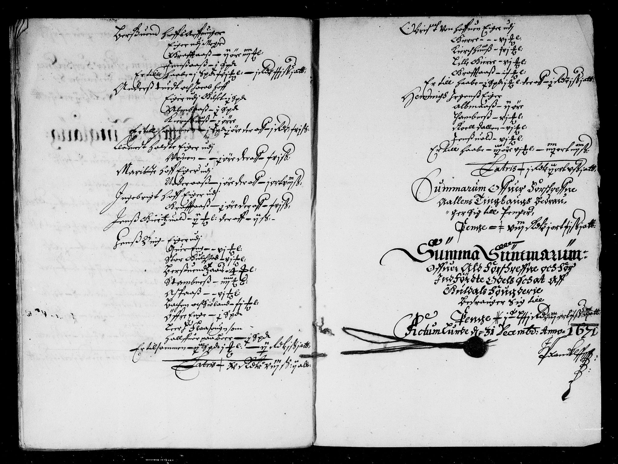 Rentekammeret inntil 1814, Reviderte regnskaper, Stiftamtstueregnskaper, Trondheim stiftamt og Nordland amt, AV/RA-EA-6044/R/Rd/L0032: Trondheim stiftamt, 1670-1671