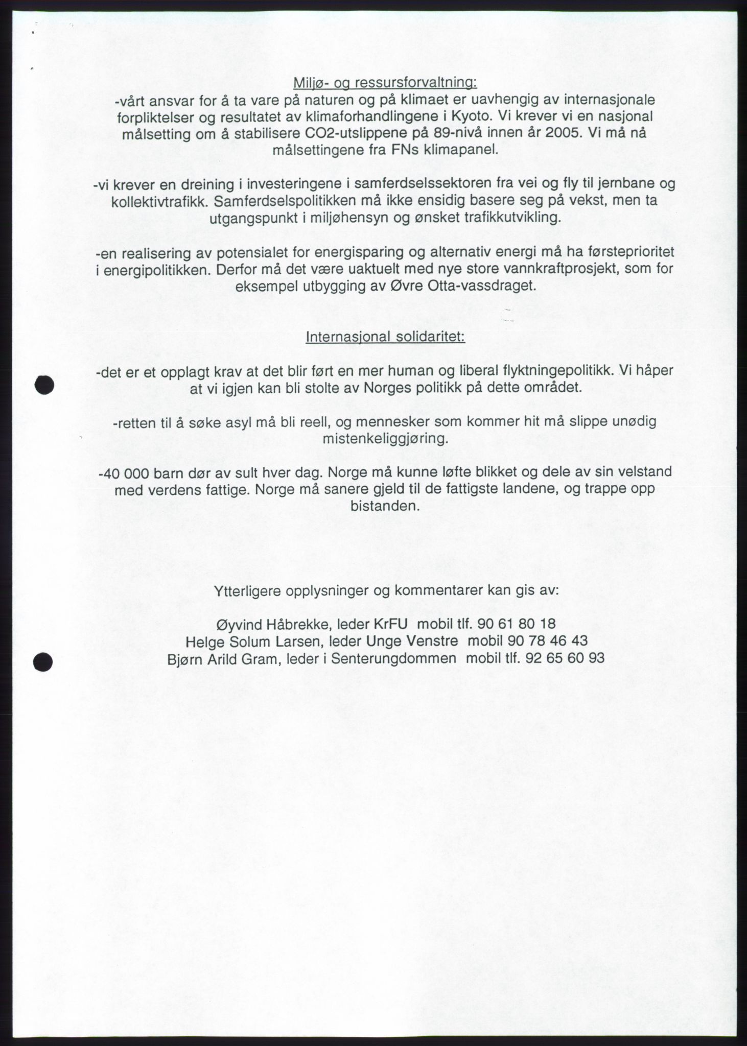 Forhandlingene mellom Kristelig Folkeparti, Senterpartiet og Venstre om dannelse av regjering, RA/PA-1073/A/L0001: Forhandlingsprotokoller, 1997, s. 153